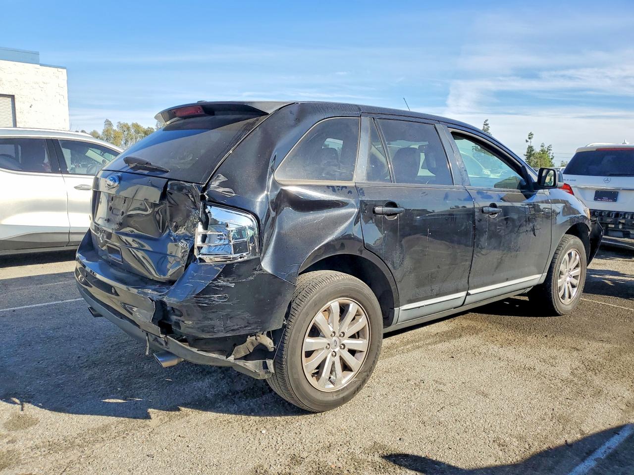 2009 Ford Edge Sel Black vin: 2FMDK38C19BA67628