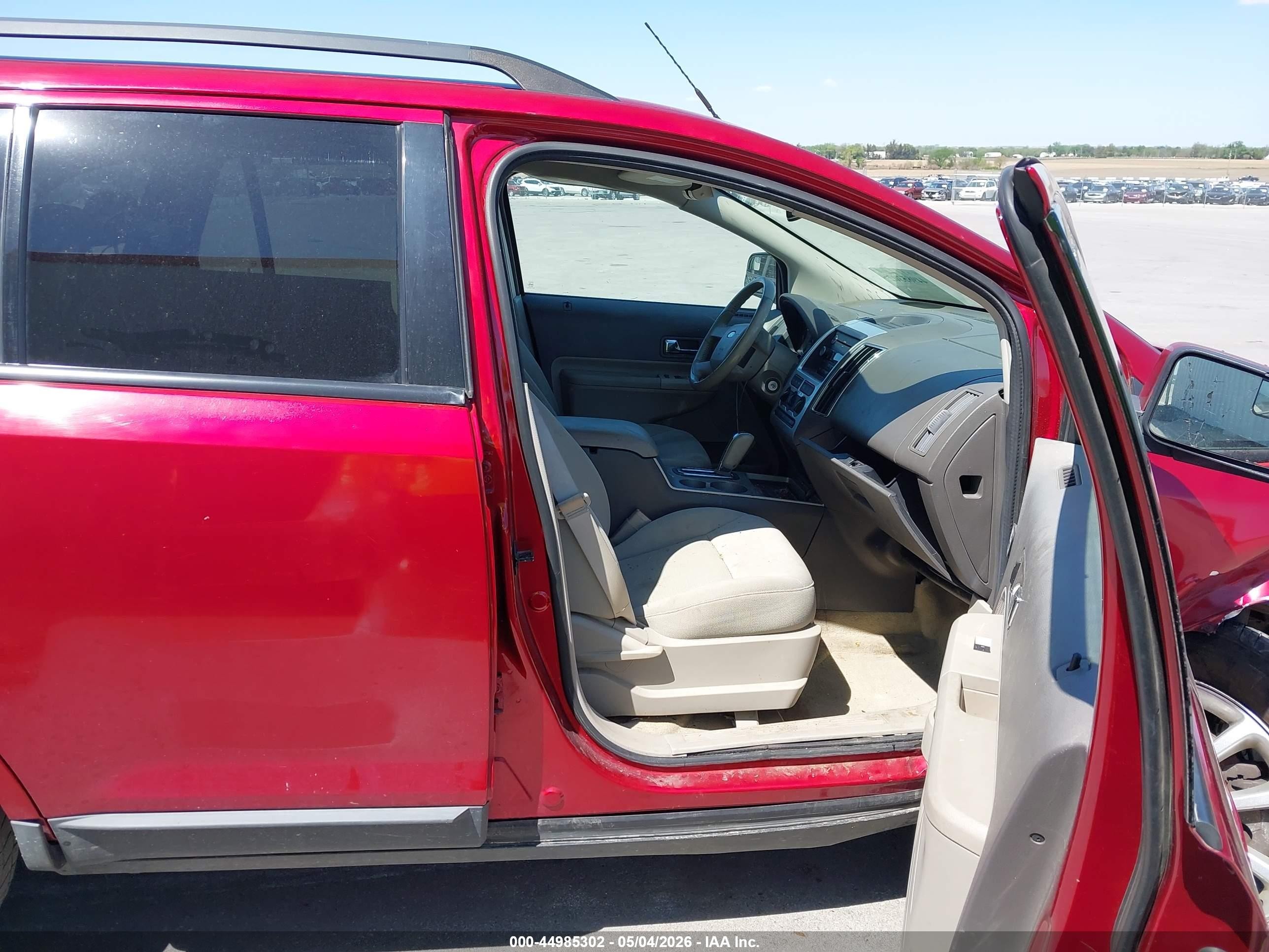 2009 Ford Edge Sel Red vin: 2FMDK38C19BA81237