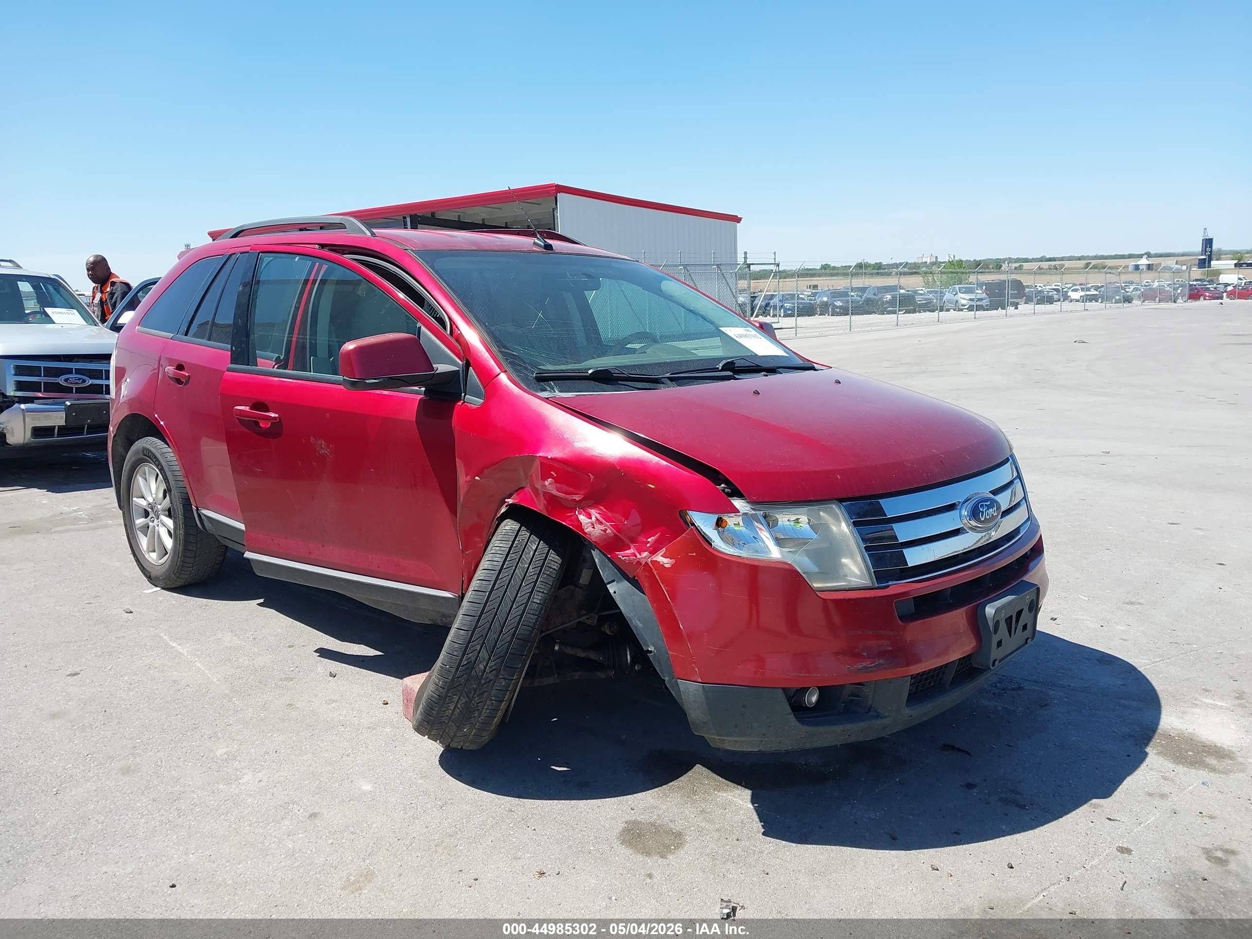 2009 Ford Edge Sel Red vin: 2FMDK38C19BA81237