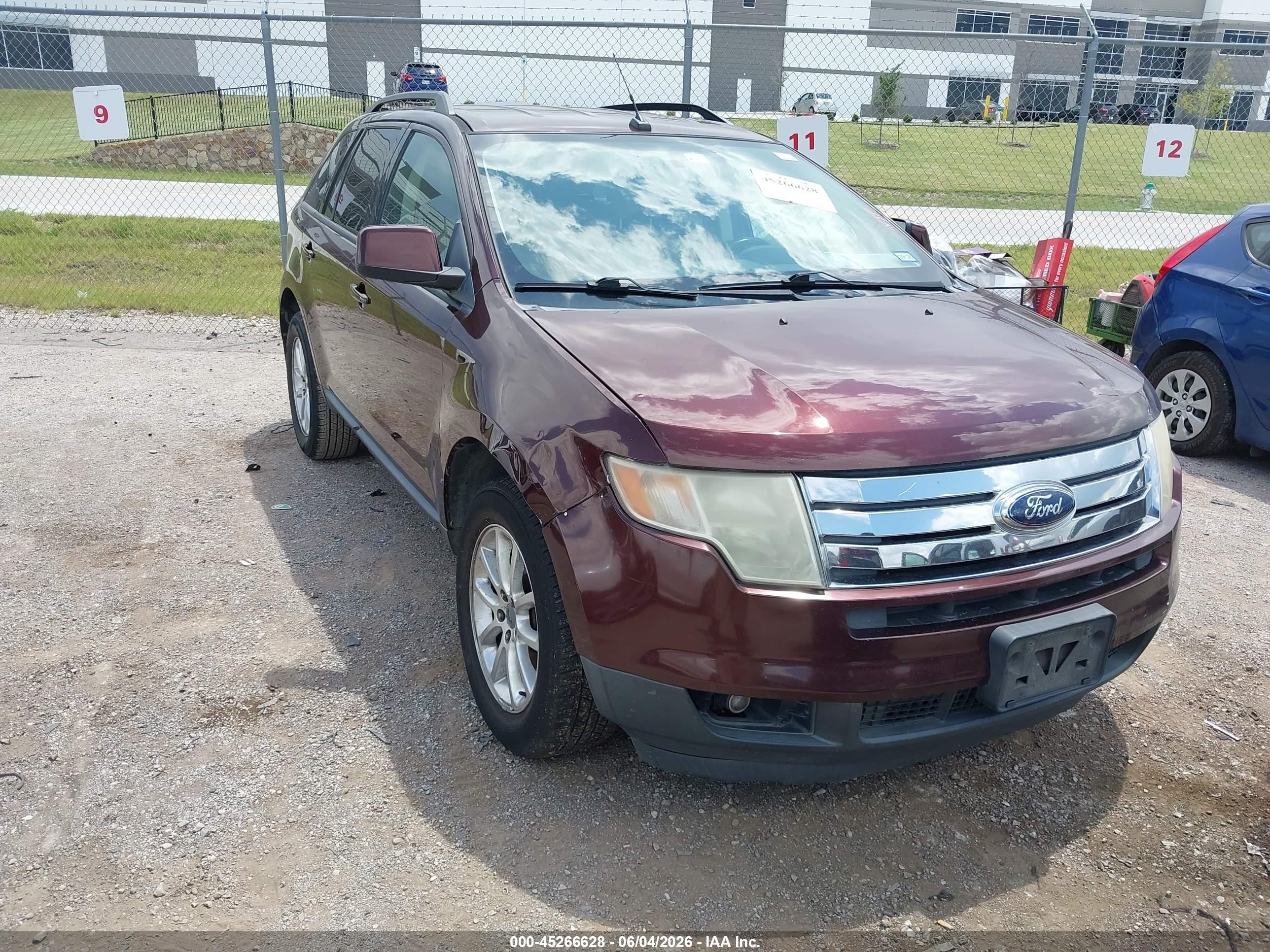 2009 Ford Edge Sel Maroon vin: 2FMDK38C19BA96840