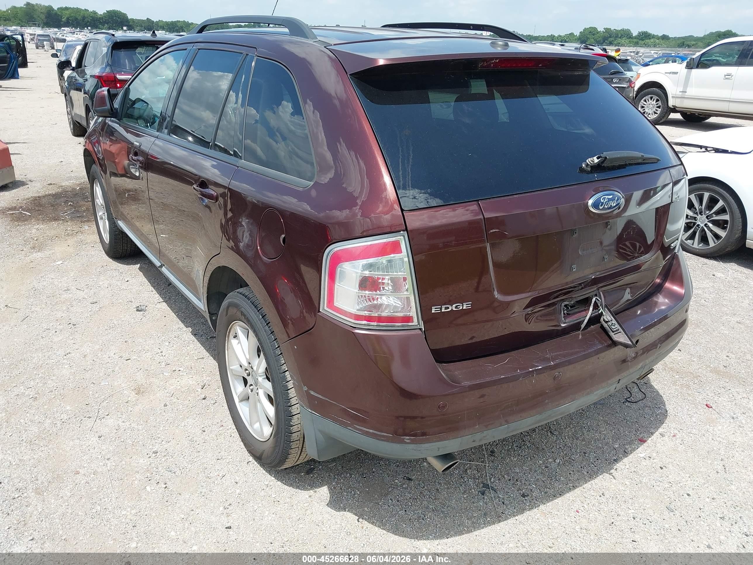 2009 Ford Edge Sel Maroon vin: 2FMDK38C19BA96840