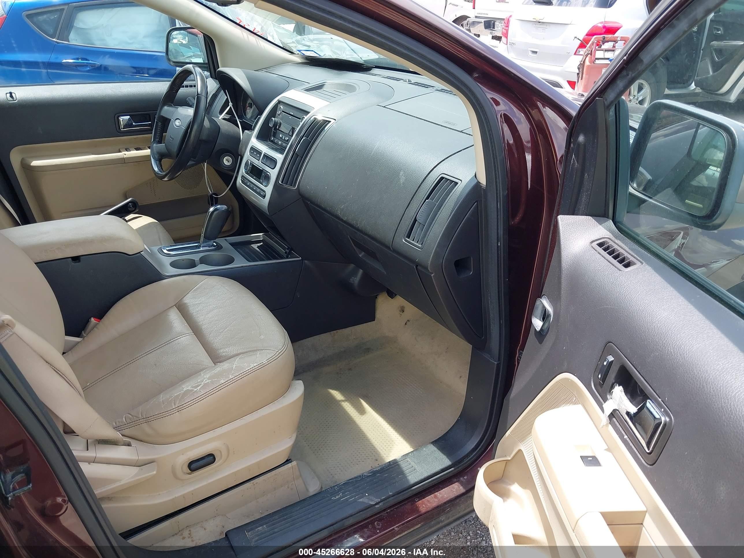 2009 Ford Edge Sel Maroon vin: 2FMDK38C19BA96840