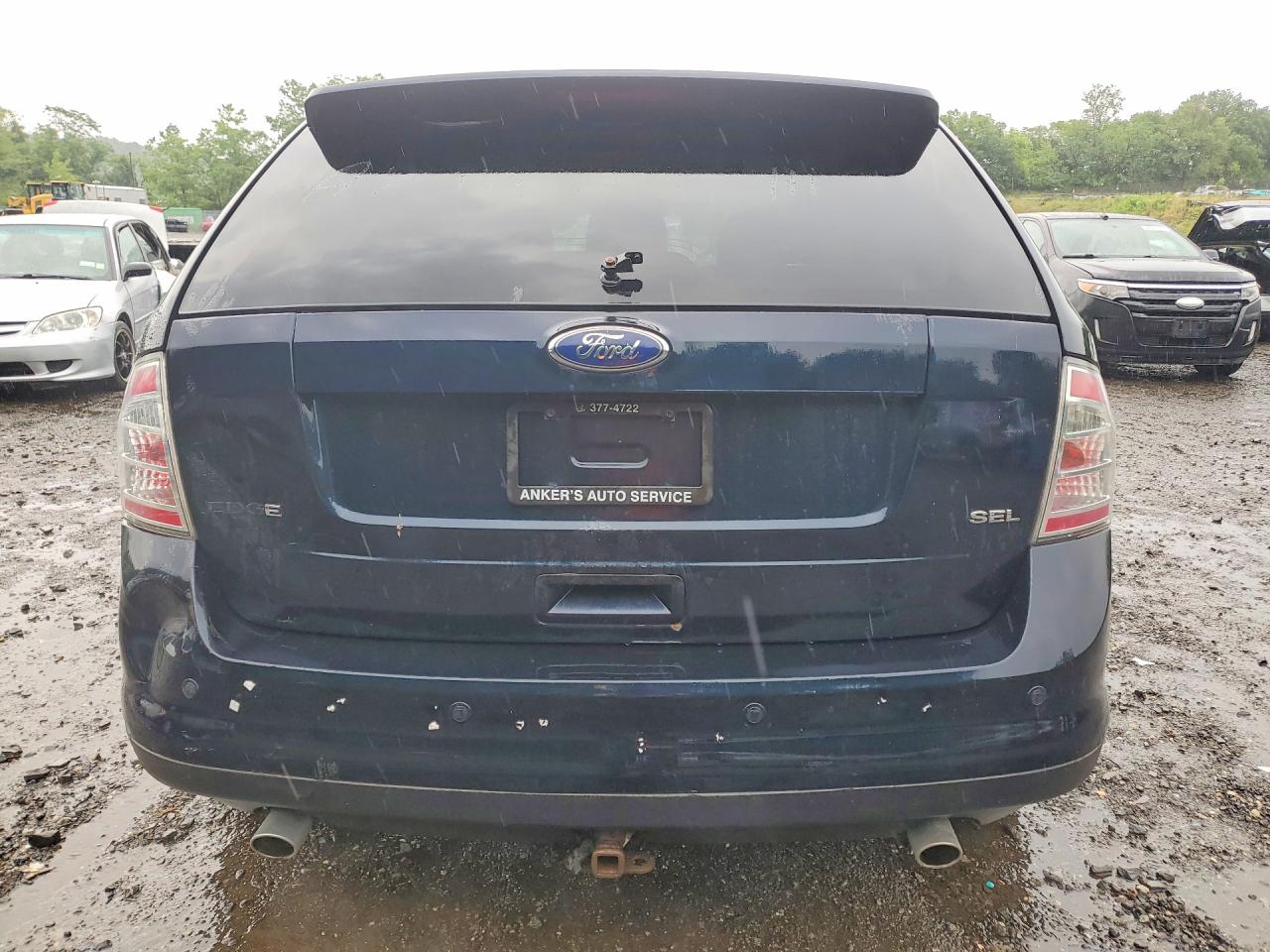 2008 Ford Edge Sel Blue vin: 2FMDK38C28BA05721