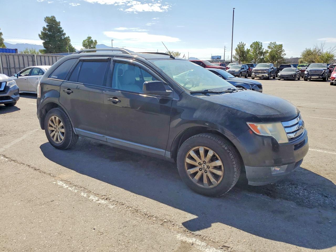 2008 Ford Edge Sel Black vin: 2FMDK38C28BA14287