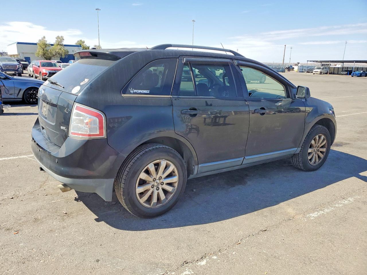 2008 Ford Edge Sel Black vin: 2FMDK38C28BA14287