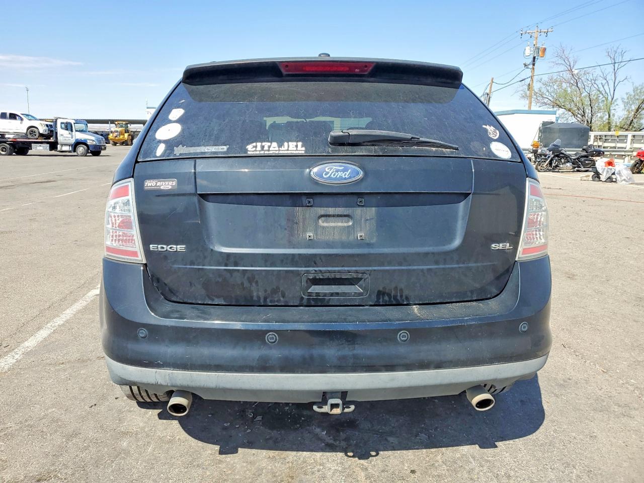 2008 Ford Edge Sel Black vin: 2FMDK38C28BA14287