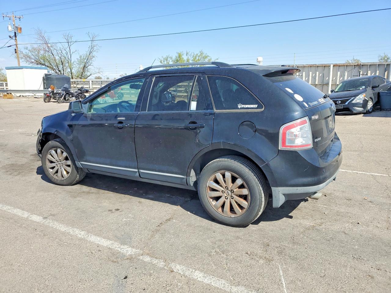 2008 Ford Edge Sel Black vin: 2FMDK38C28BA14287