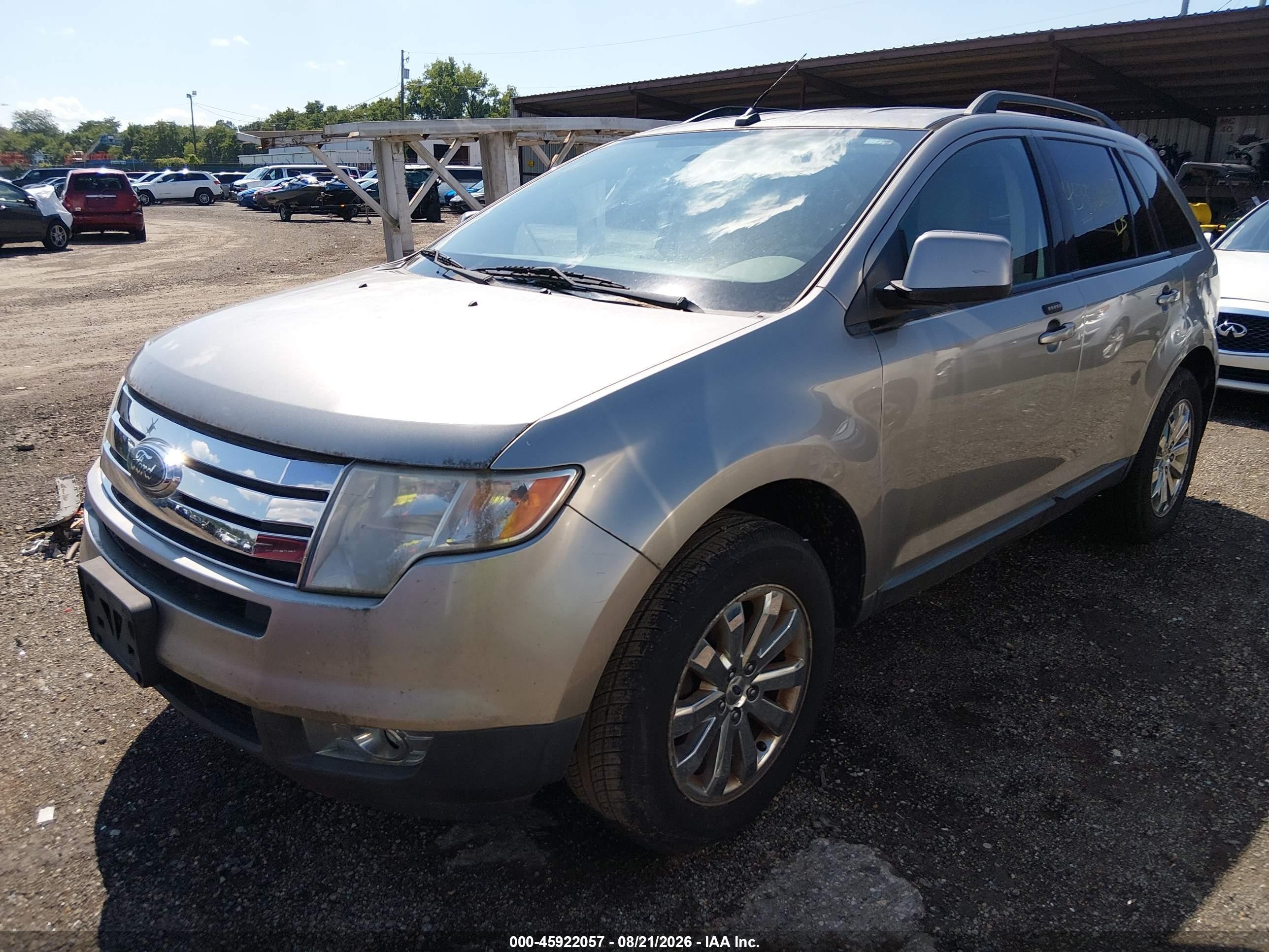 2008 Ford Edge Sel Champagne vin: 2FMDK38C28BA48097