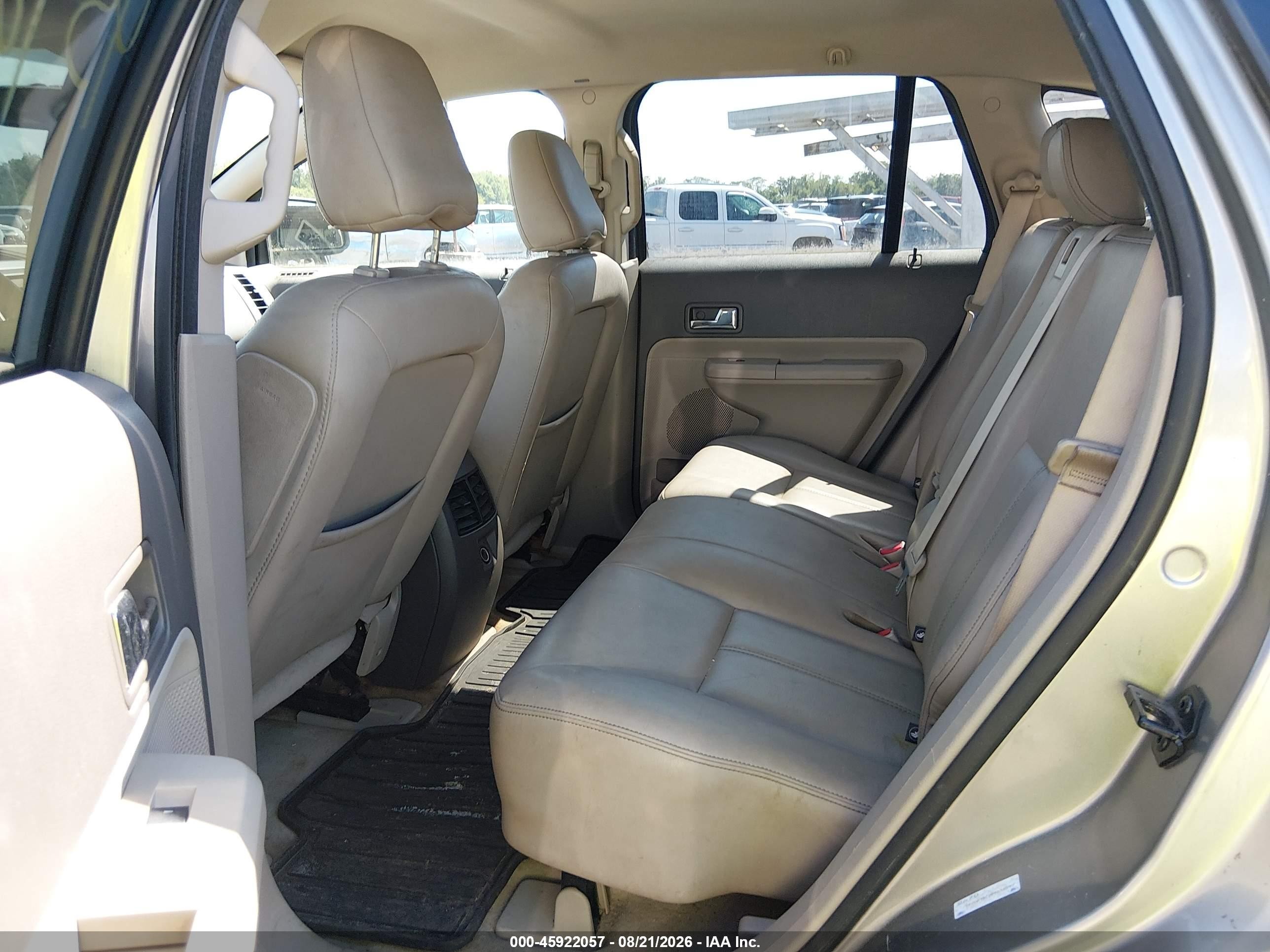 2008 Ford Edge Sel Champagne vin: 2FMDK38C28BA48097