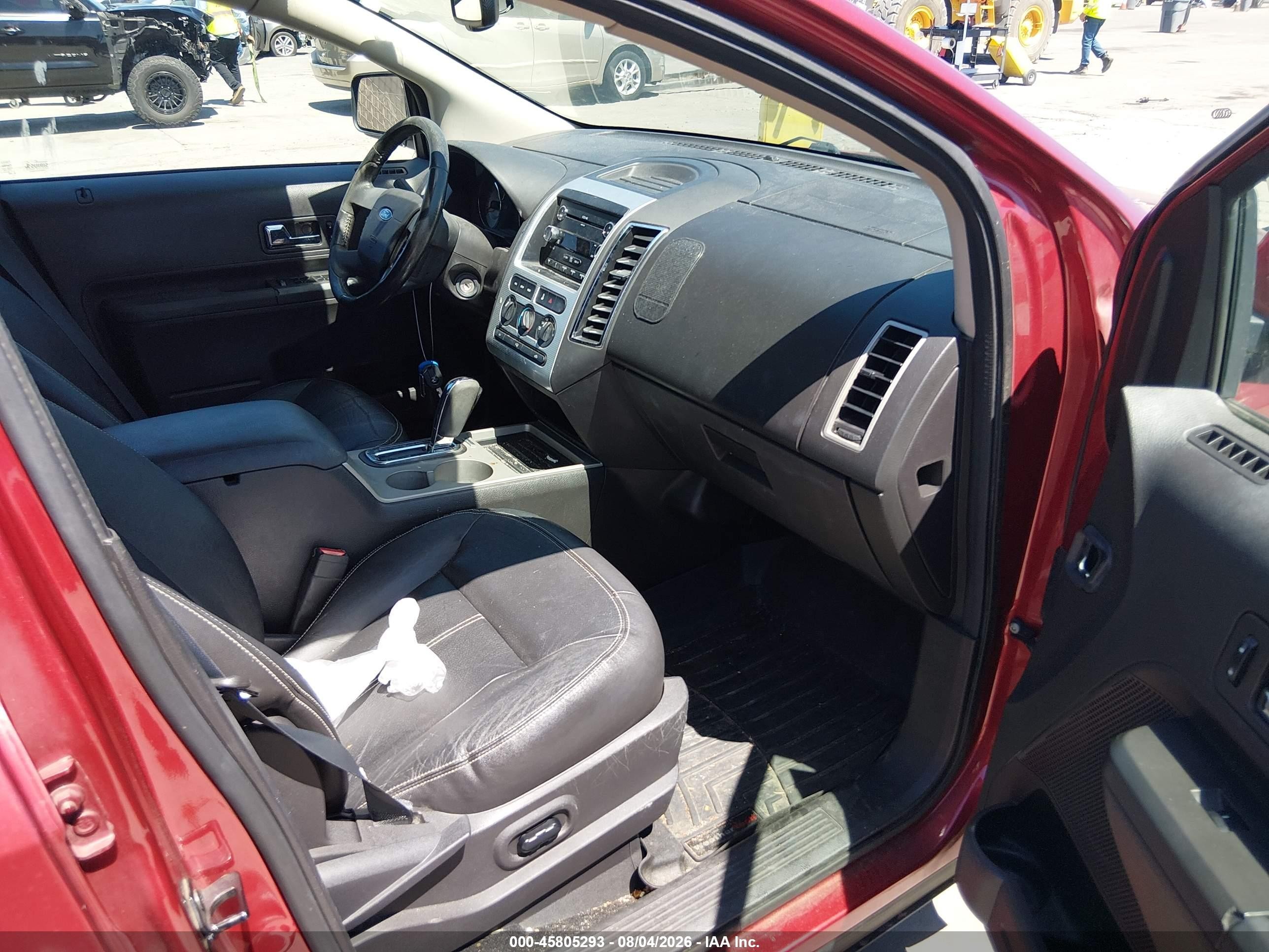 2008 Ford Edge Sel Red vin: 2FMDK38C28BA78054