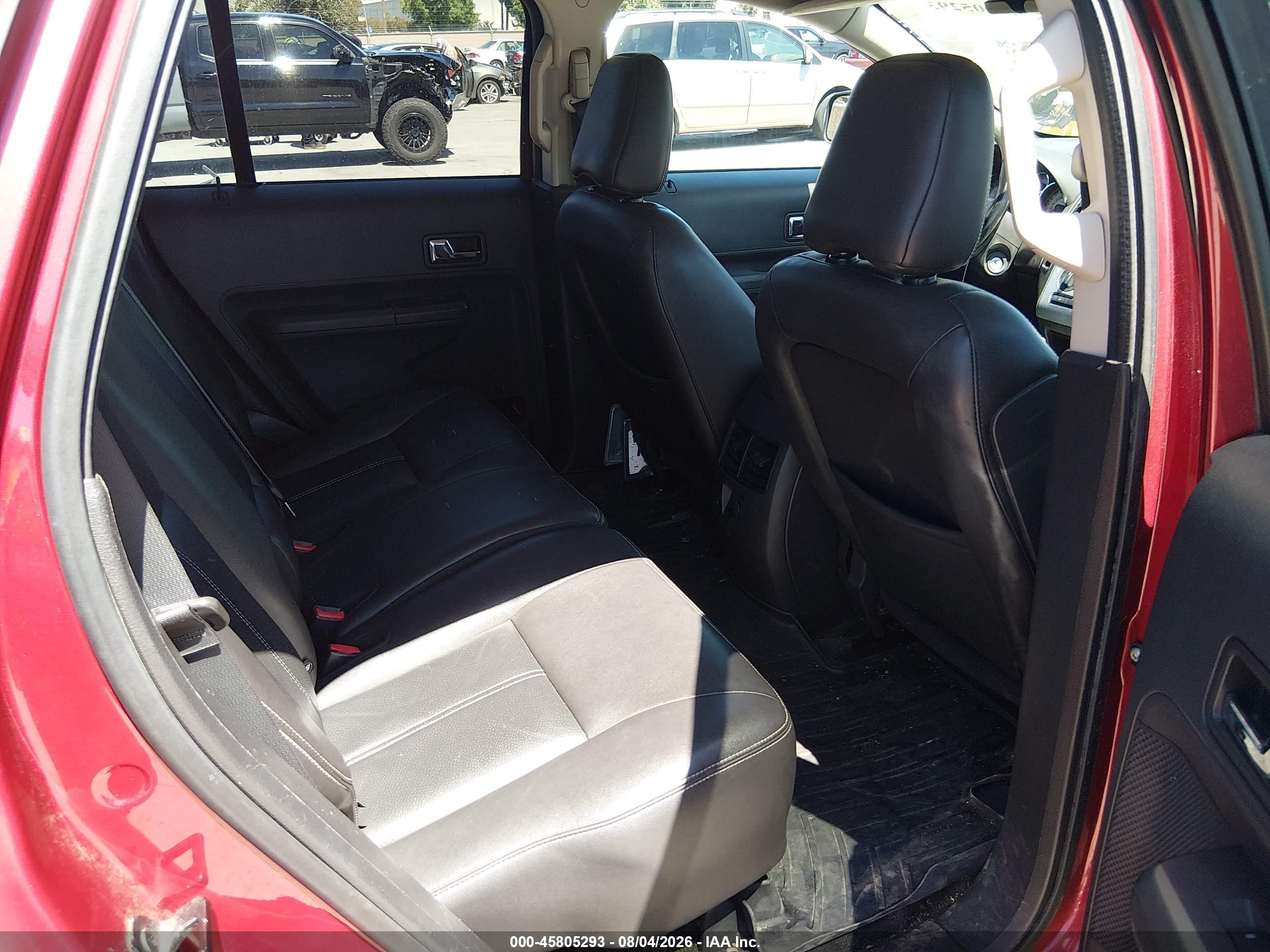 2008 Ford Edge Sel Red vin: 2FMDK38C28BA78054