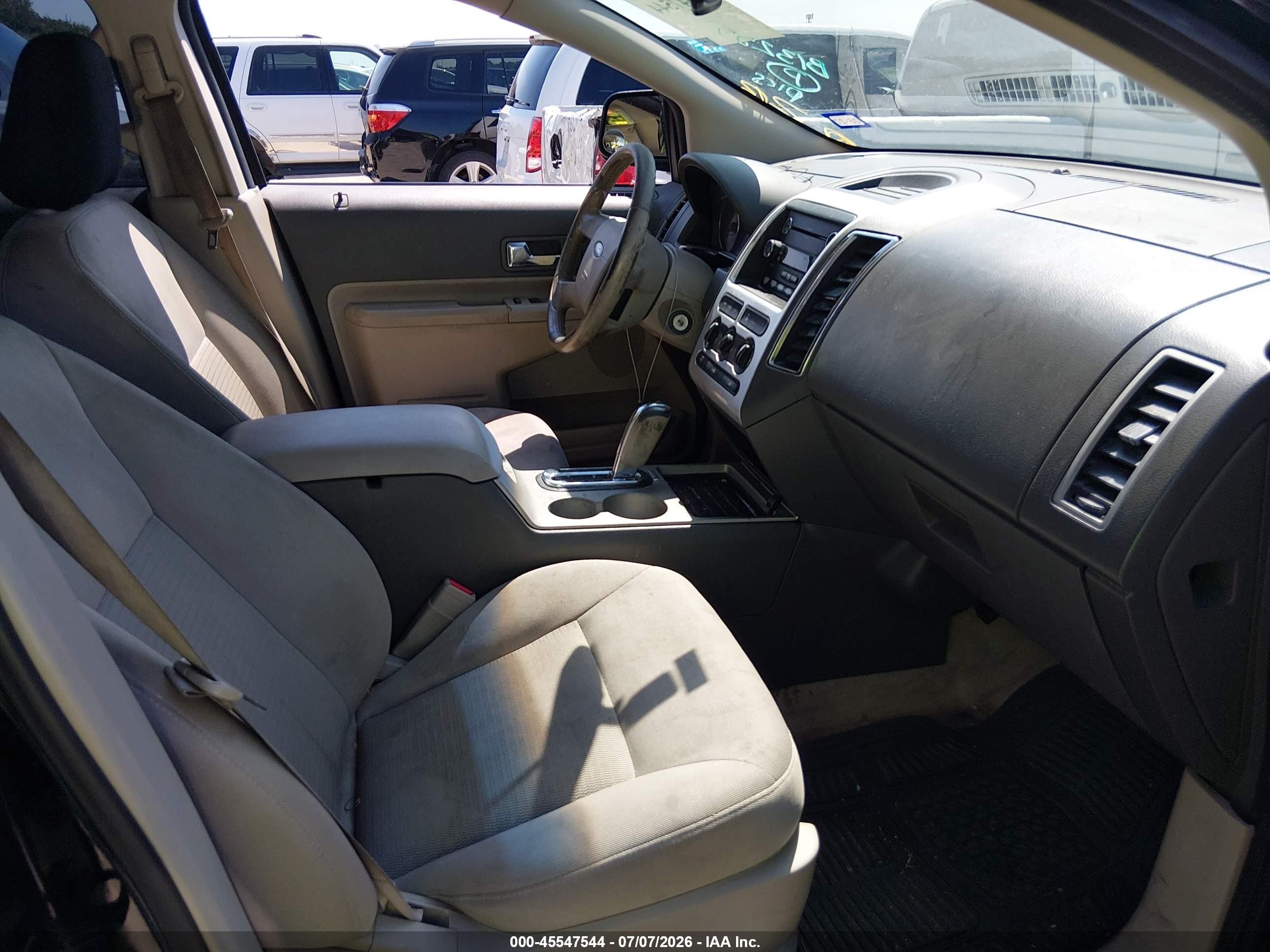 2008 Ford Edge Sel Black vin: 2FMDK38C28BB13255