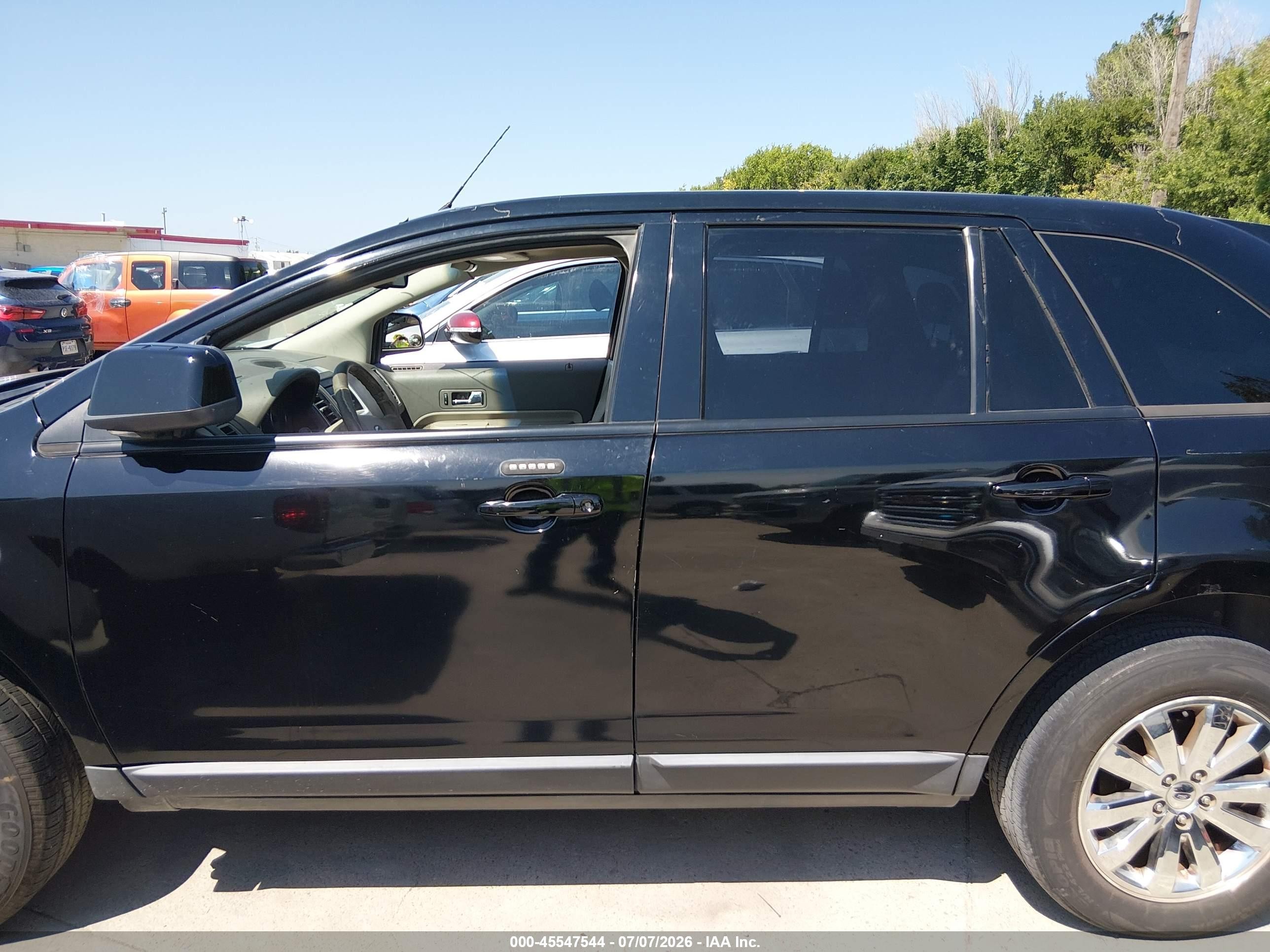 2008 Ford Edge Sel Black vin: 2FMDK38C28BB13255