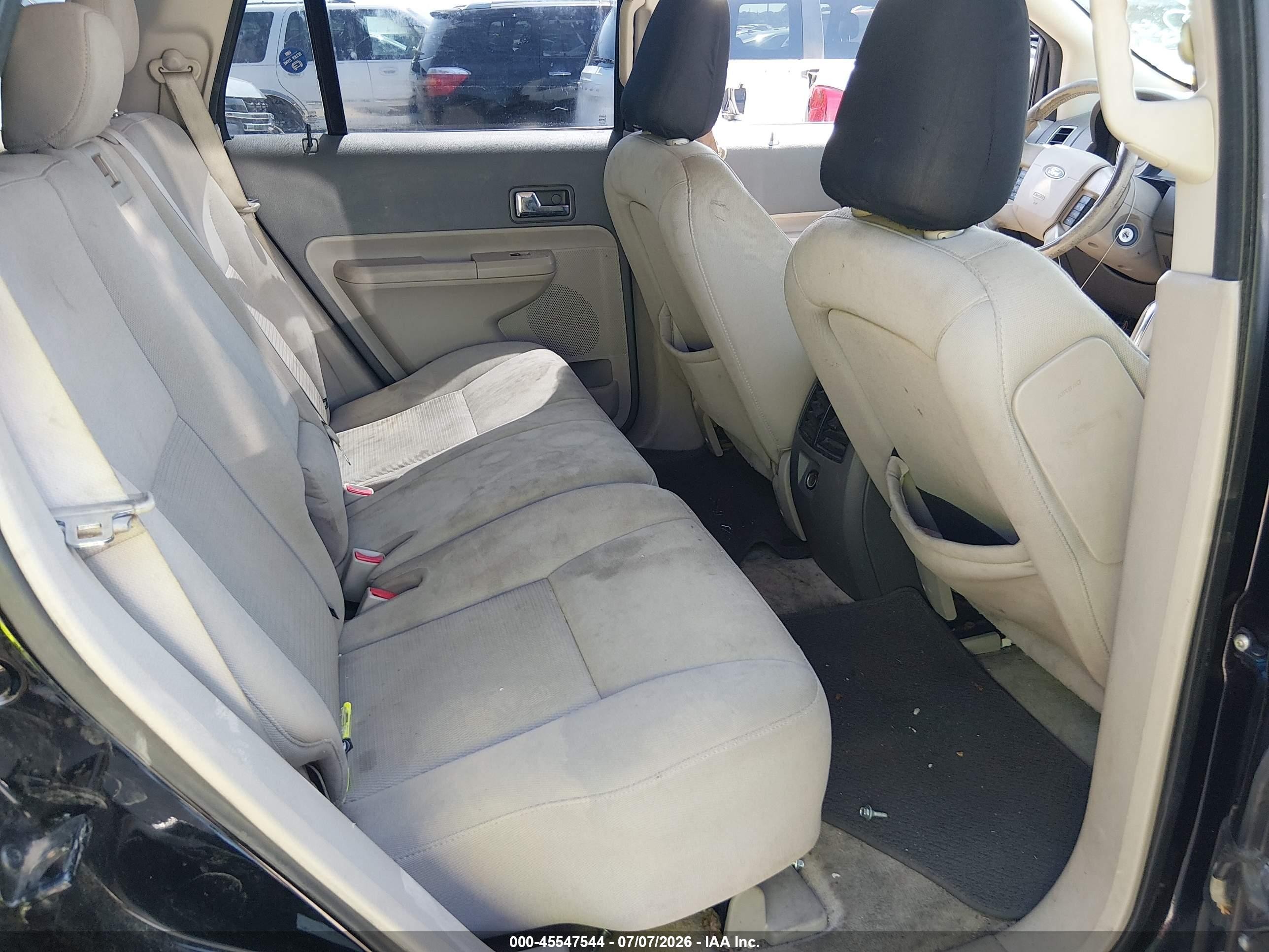 2008 Ford Edge Sel Black vin: 2FMDK38C28BB13255