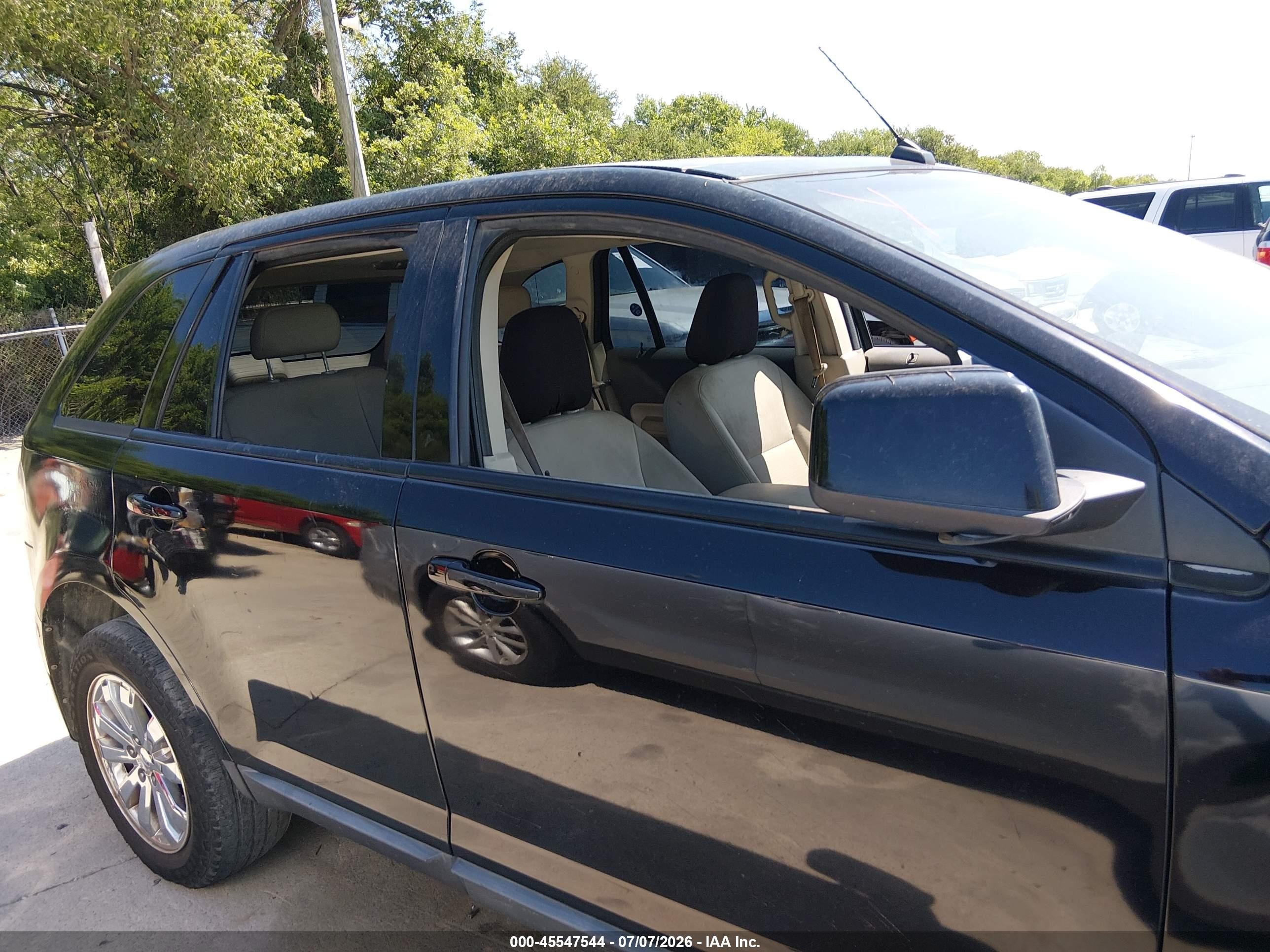 2008 Ford Edge Sel Black vin: 2FMDK38C28BB13255
