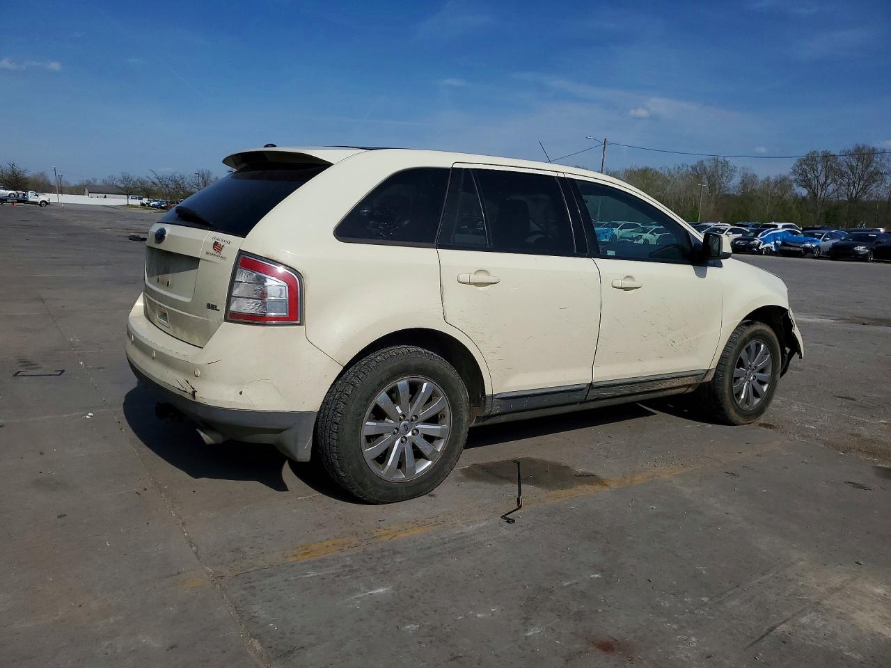 2008 Ford Edge Sel White vin: 2FMDK38C28BB20576