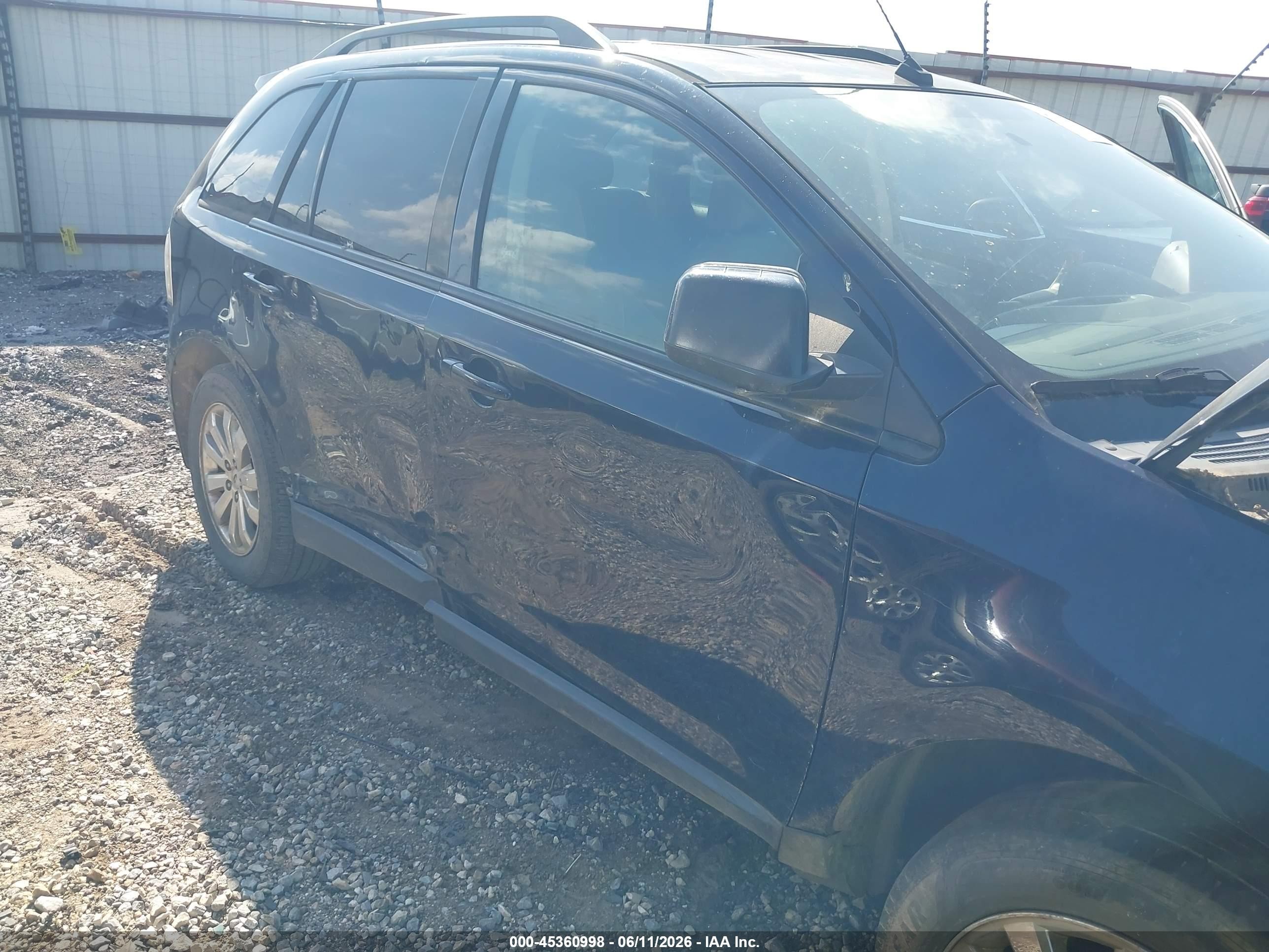 2008 Ford Edge Sel Blue vin: 2FMDK38C28BB27222