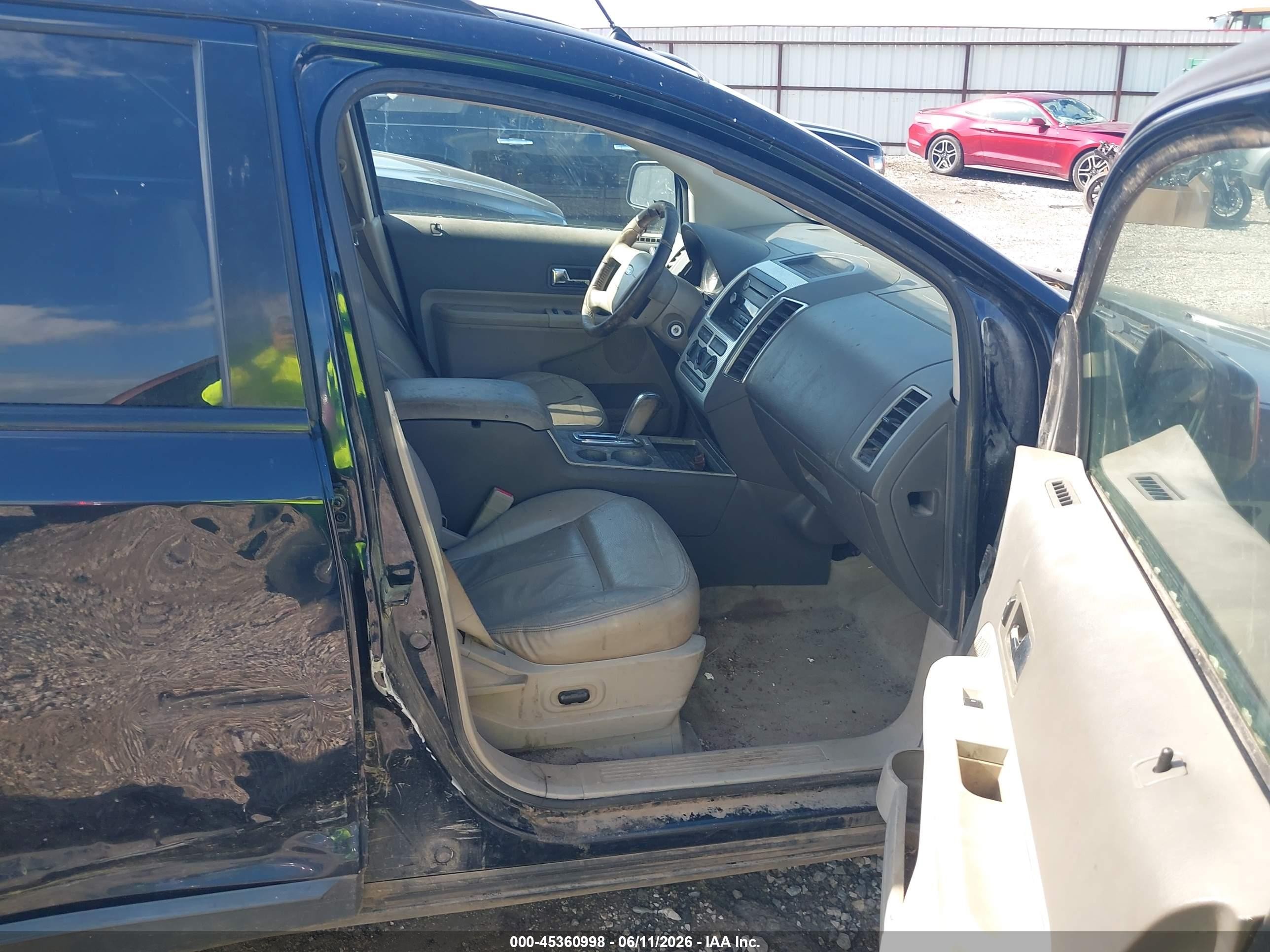 2008 Ford Edge Sel Blue vin: 2FMDK38C28BB27222