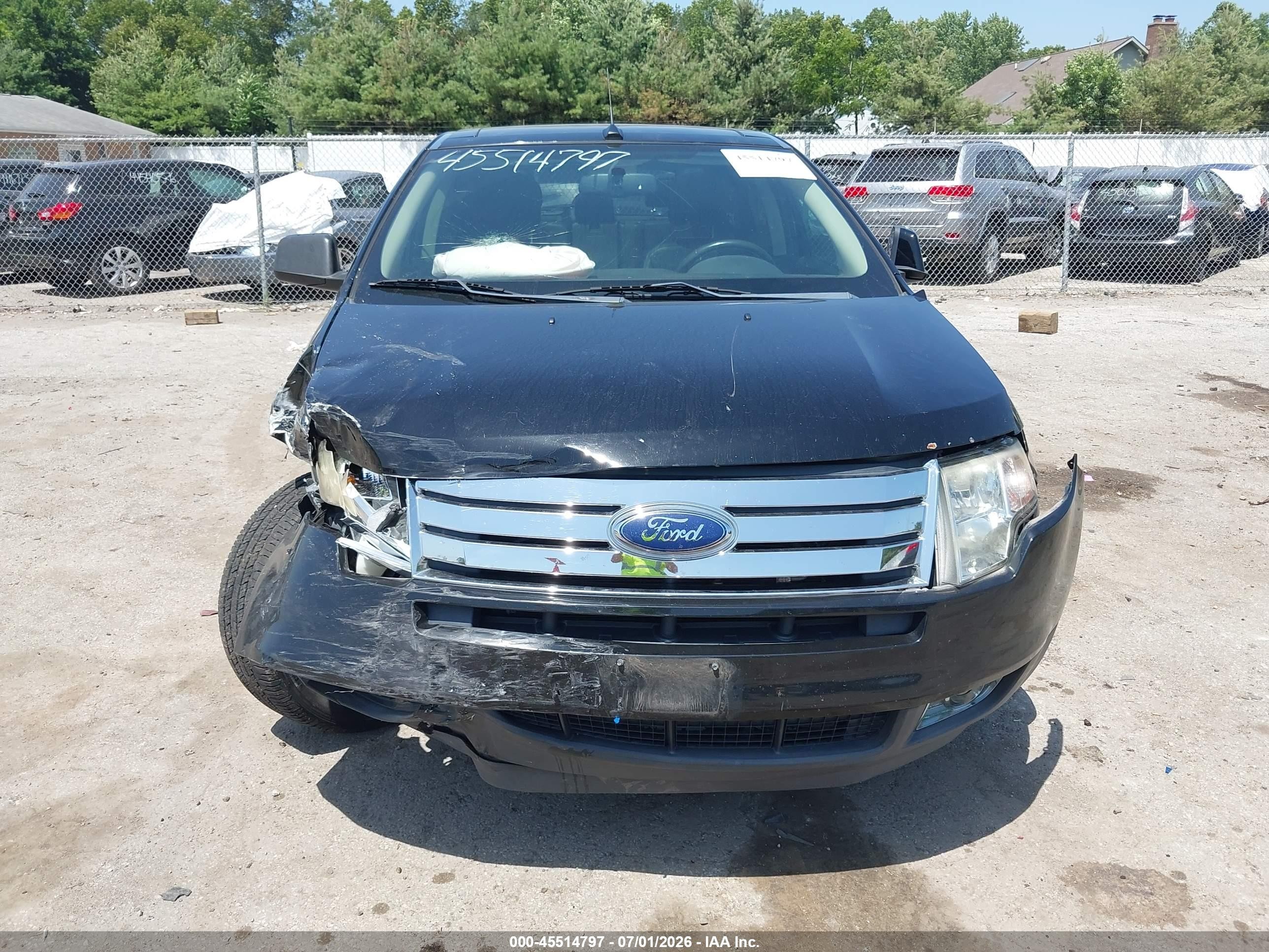 2009 Ford Edge Sel Black vin: 2FMDK38C29BA59831