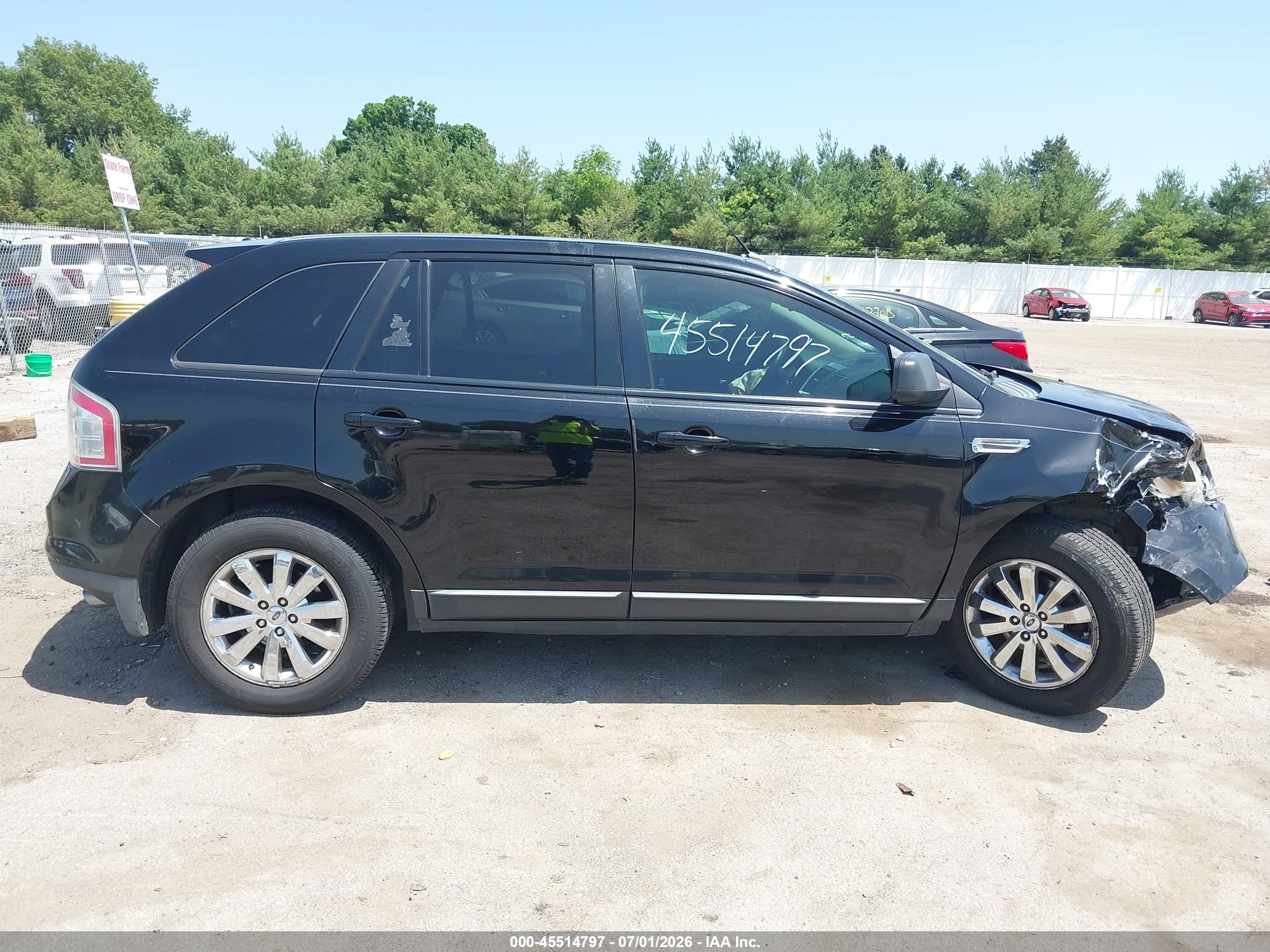 2009 Ford Edge Sel Black vin: 2FMDK38C29BA59831