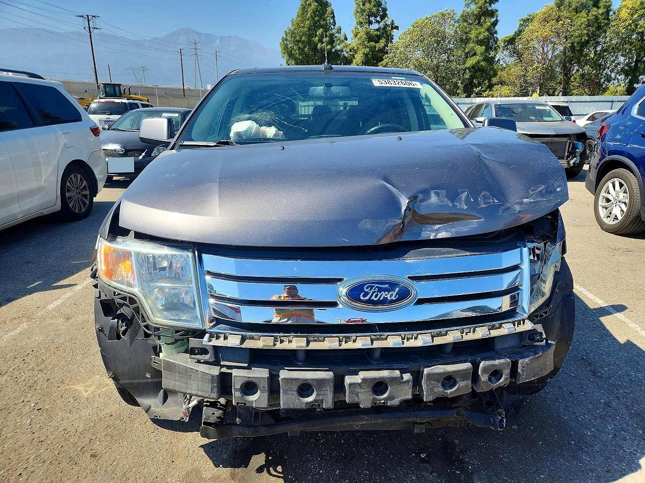 2009 Ford Edge Sel Gray vin: 2FMDK38C29BA96863