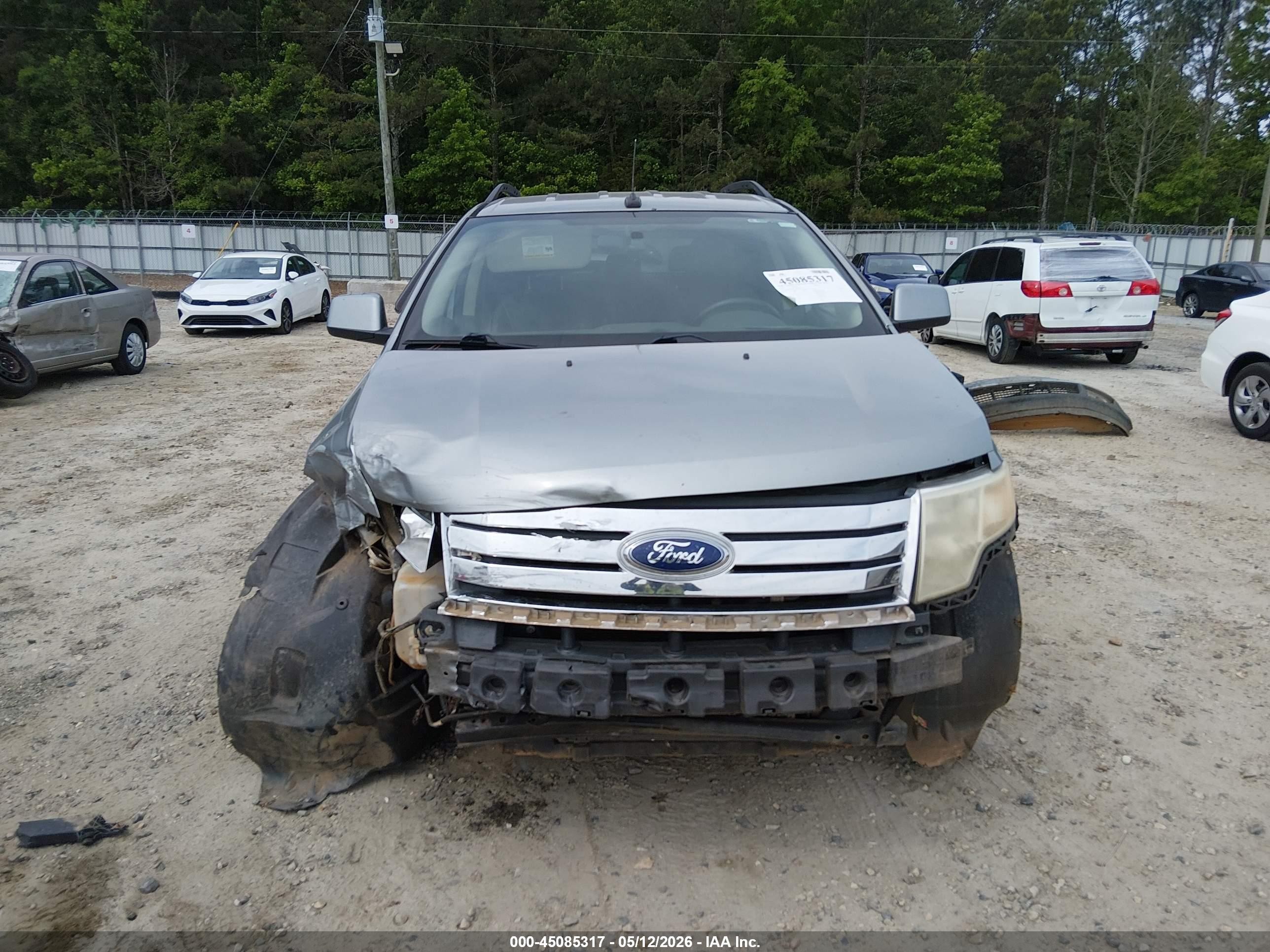 2007 Ford Edge Sel Серебряный vin: 2FMDK38C37BB51365