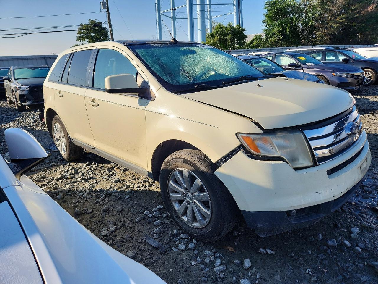 2008 Ford Edge Sel White vin: 2FMDK38C38BA87054