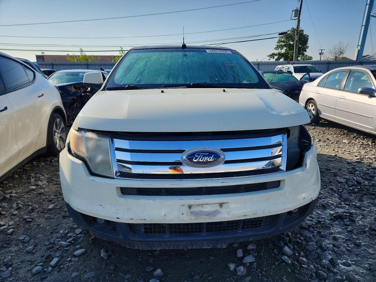 2008 Ford Edge Sel White vin: 2FMDK38C38BA87054