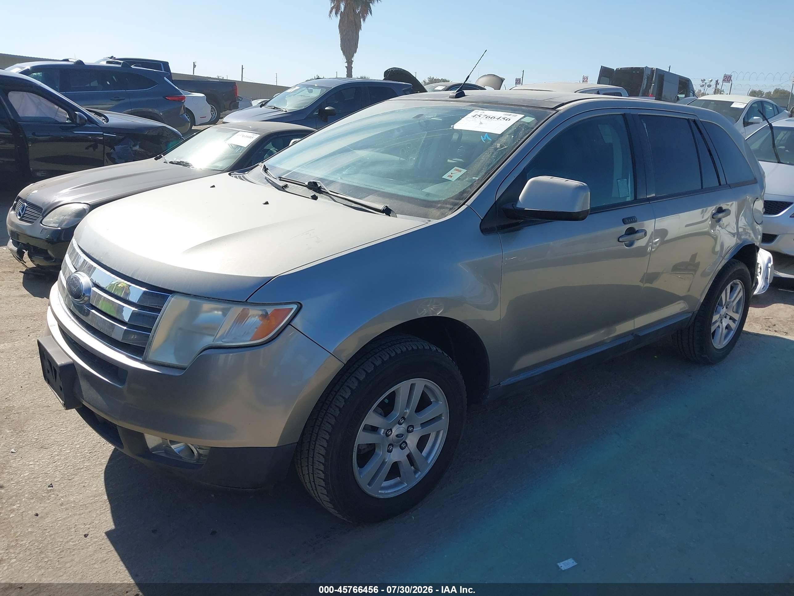 2008 Ford Edge Sel Серебряный vin: 2FMDK38C38BA99303