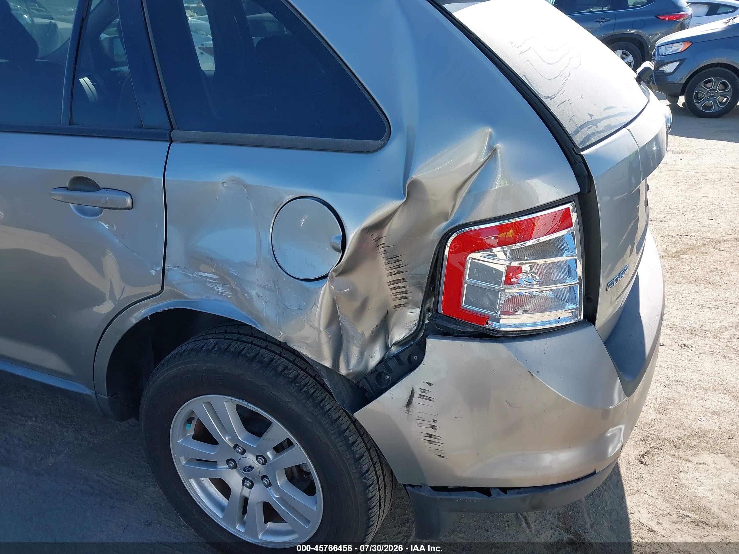 2008 Ford Edge Sel Серебряный vin: 2FMDK38C38BA99303