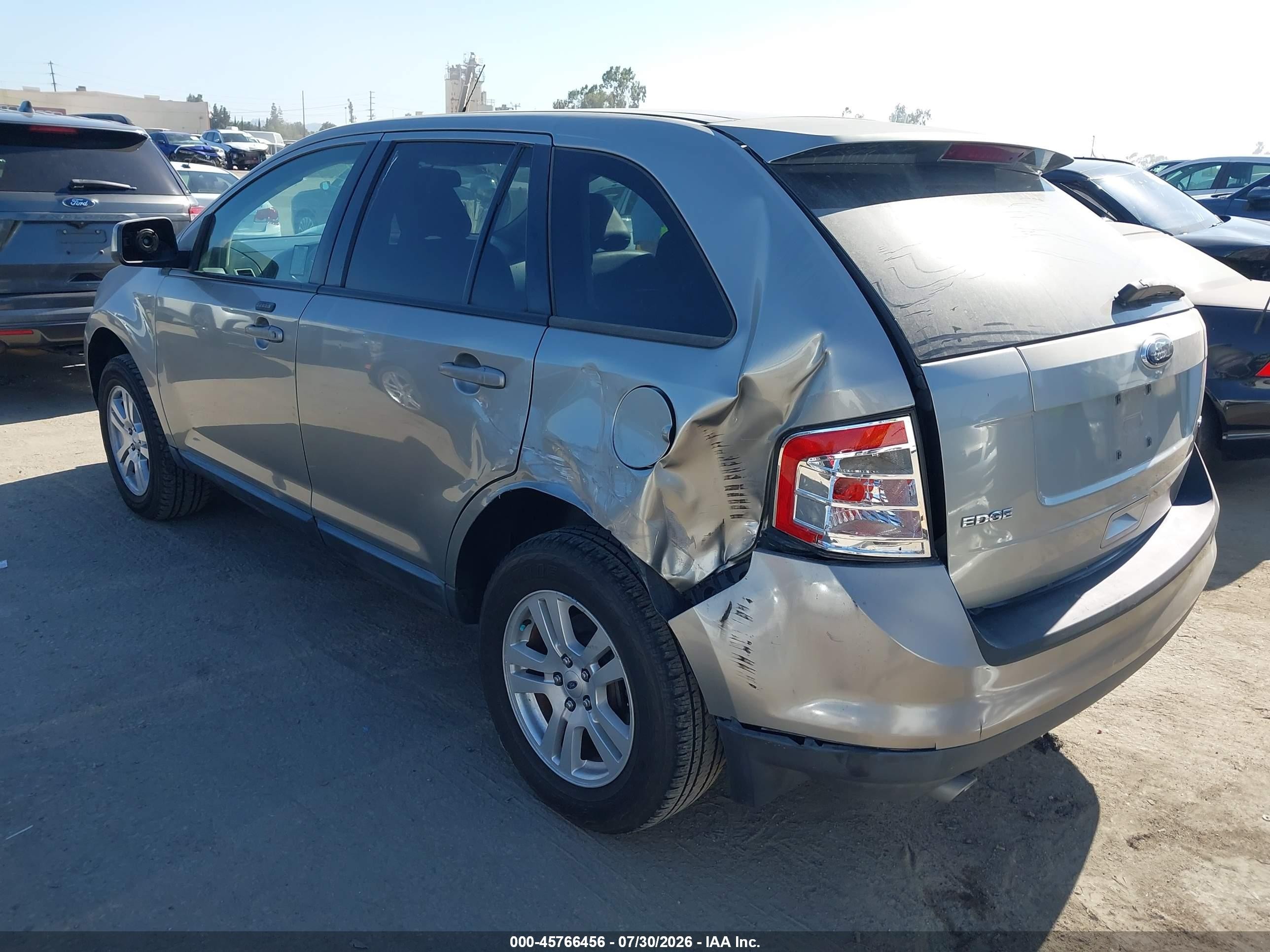 2008 Ford Edge Sel Серебряный vin: 2FMDK38C38BA99303