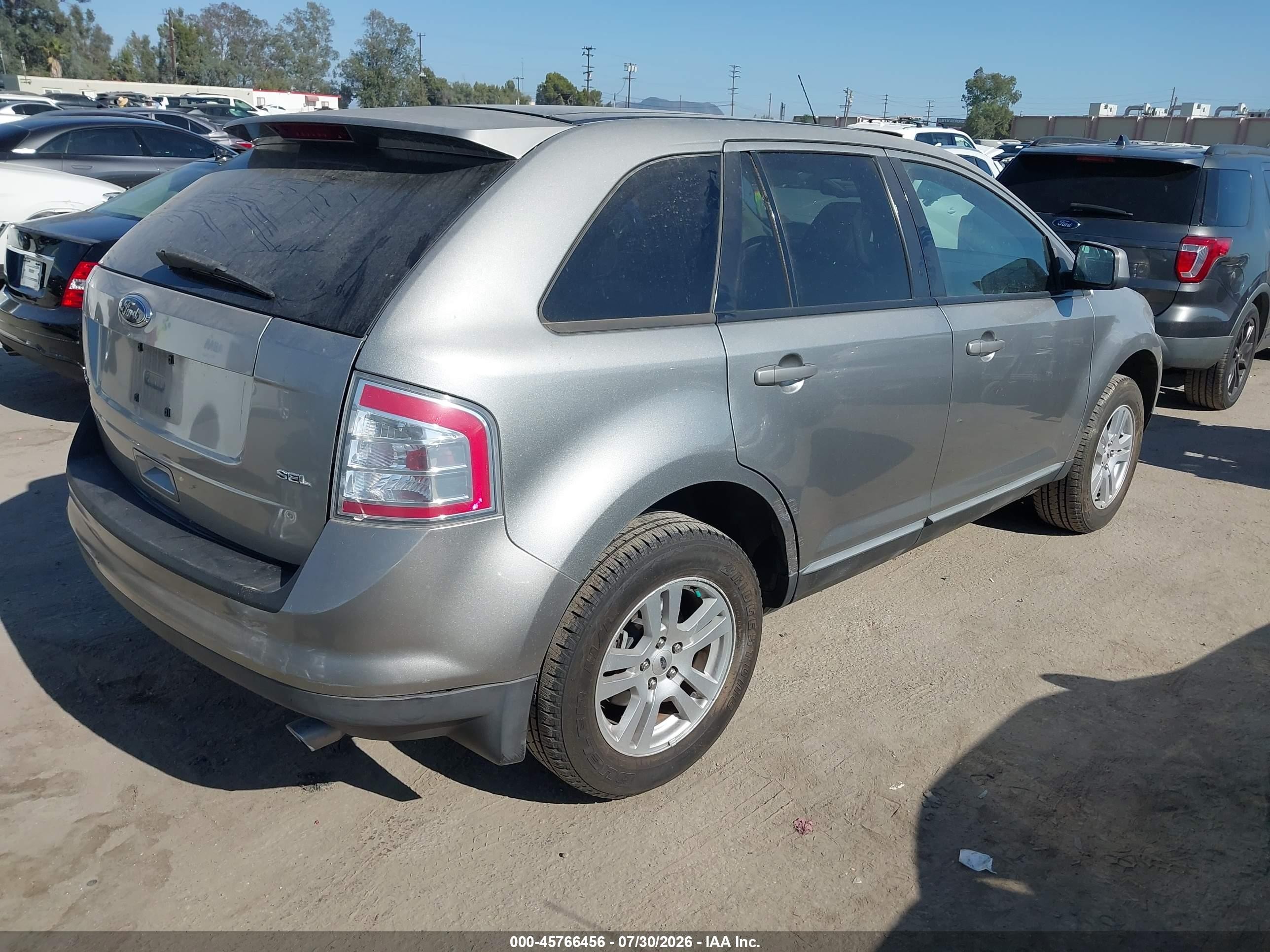 2008 Ford Edge Sel Серебряный vin: 2FMDK38C38BA99303