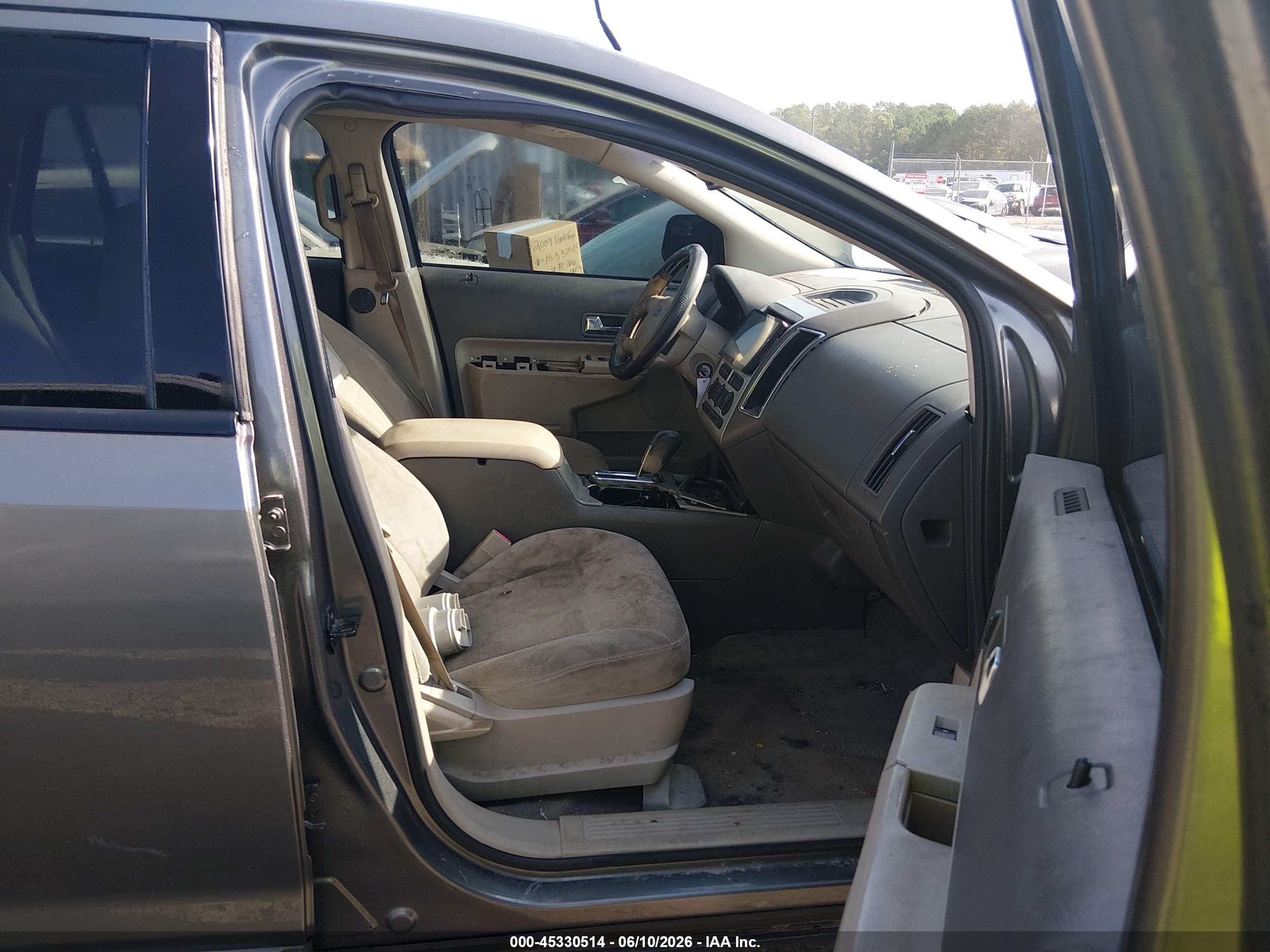 2009 Ford Edge Sel Серый vin: 2FMDK38C39BA35263