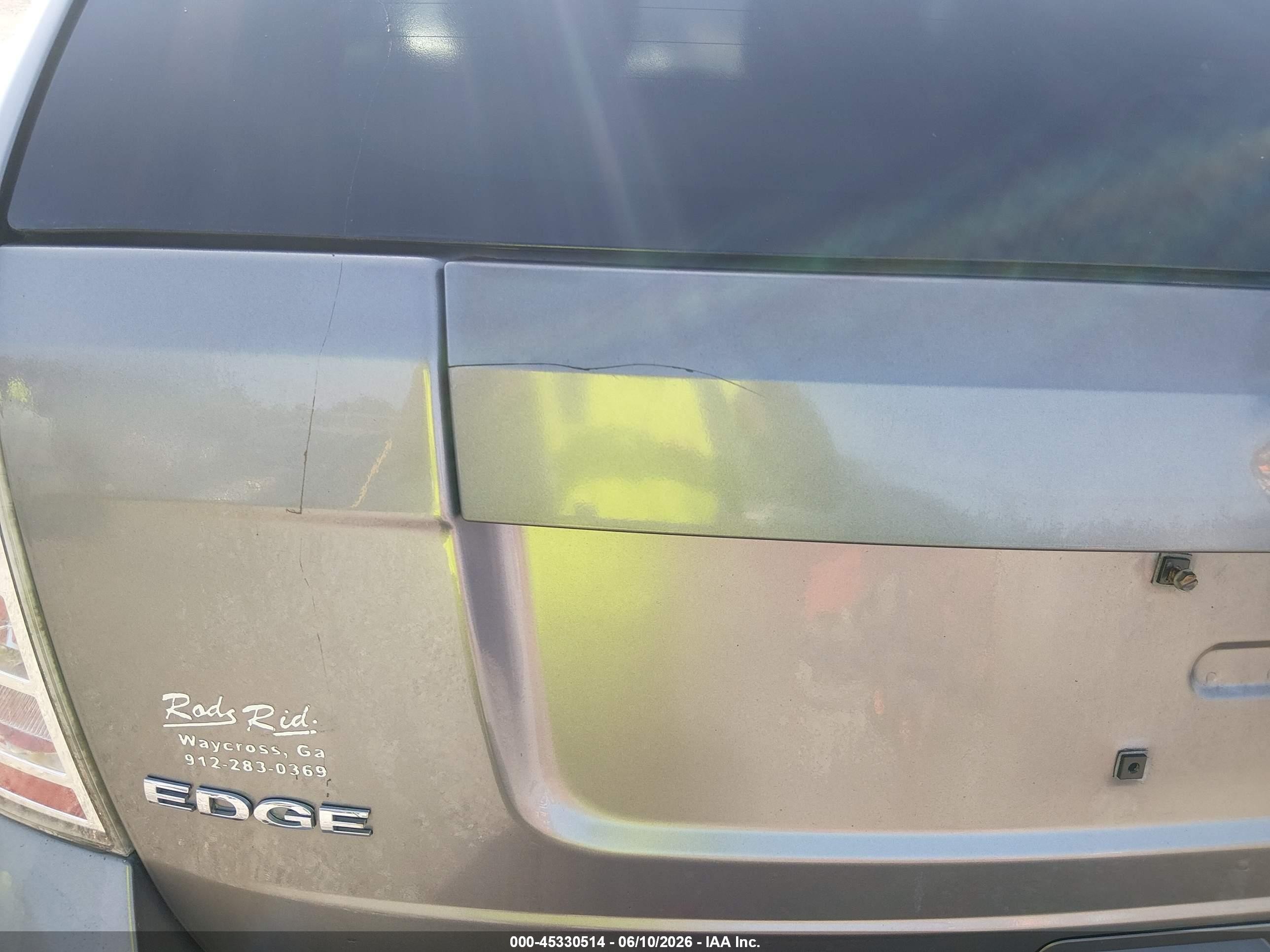 2009 Ford Edge Sel Серый vin: 2FMDK38C39BA35263
