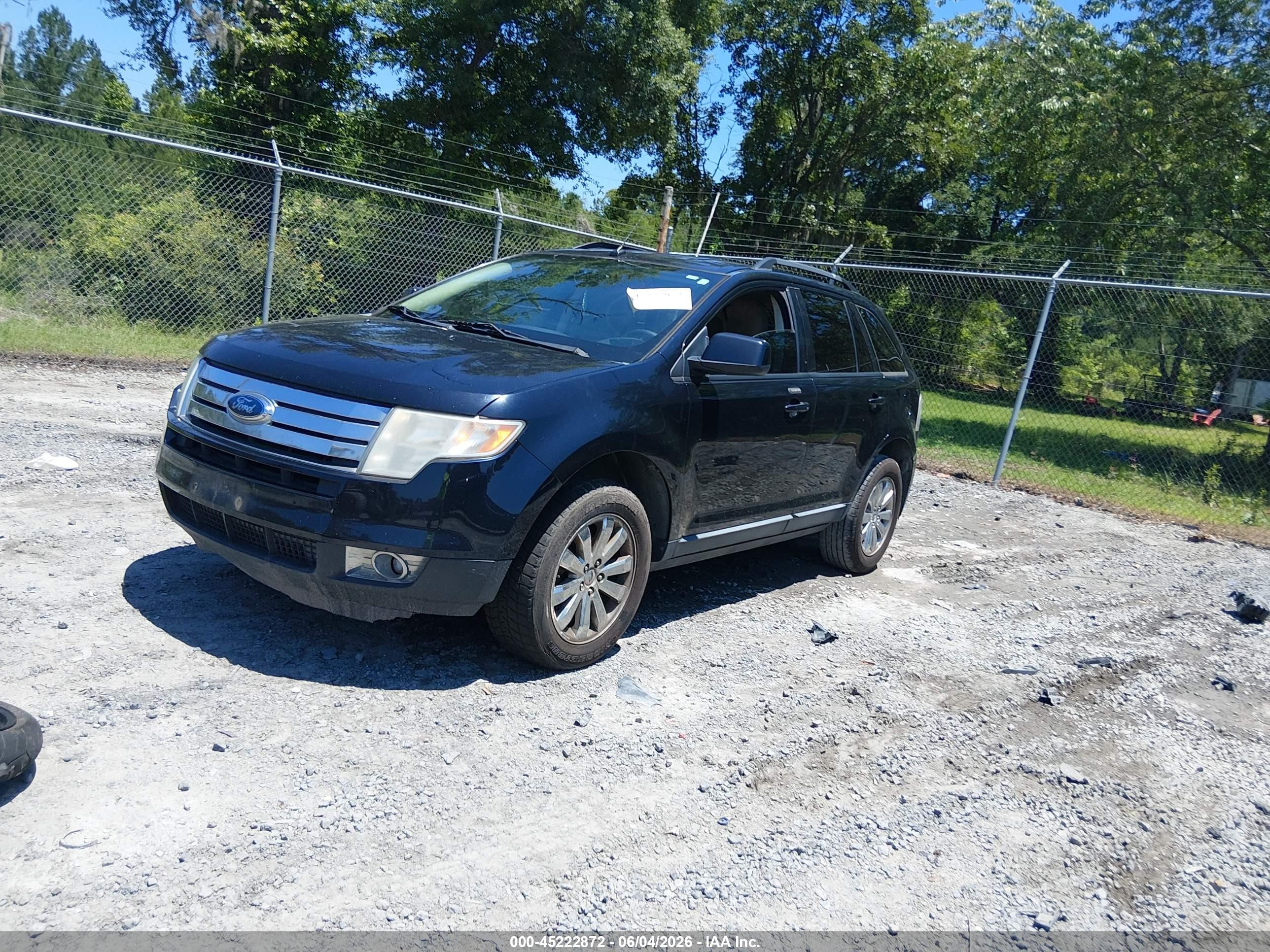 2009 Ford Edge Sel Синий vin: 2FMDK38C39BA49731