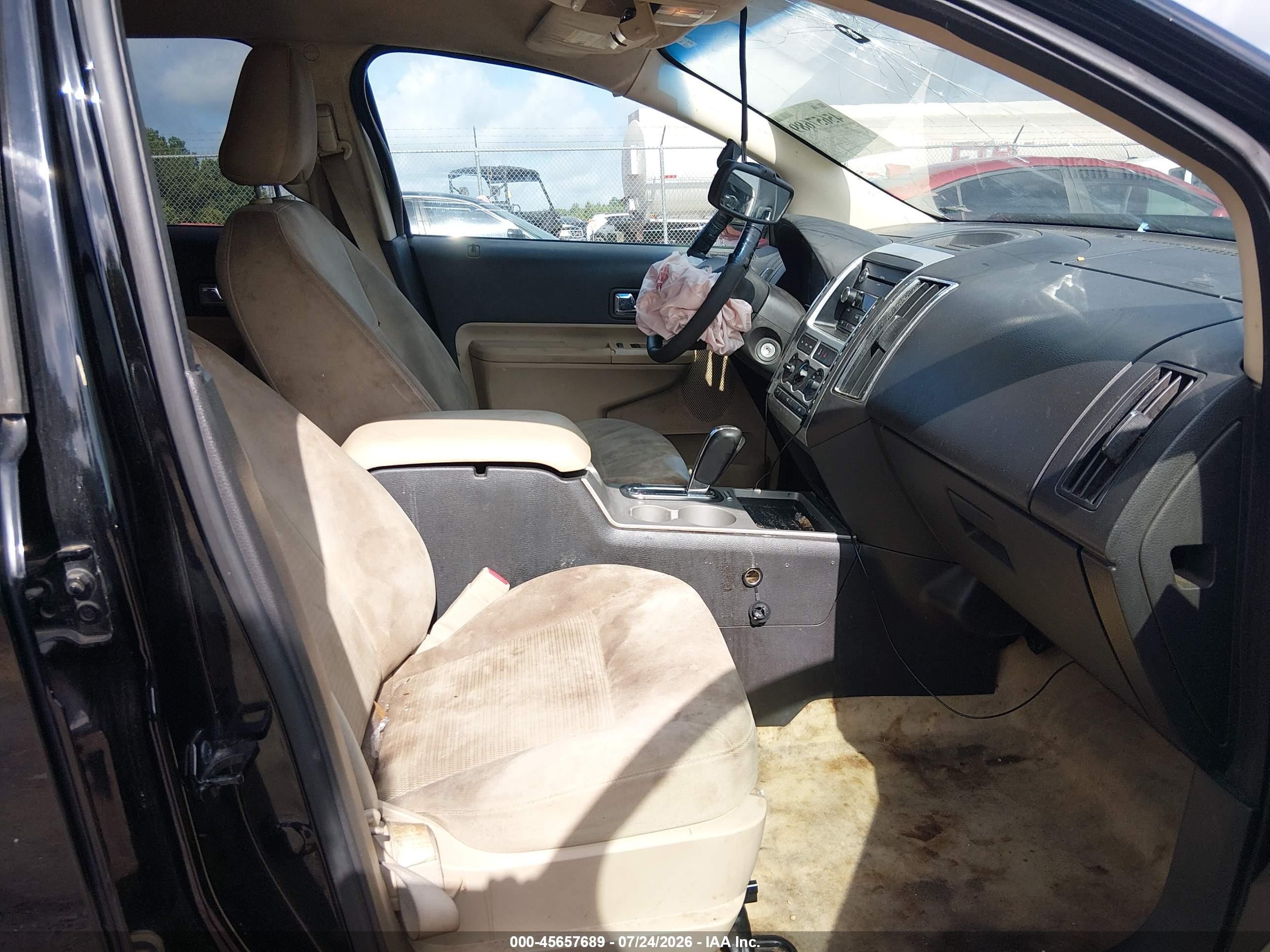 2009 Ford Edge Sel Черный vin: 2FMDK38C39BA73284