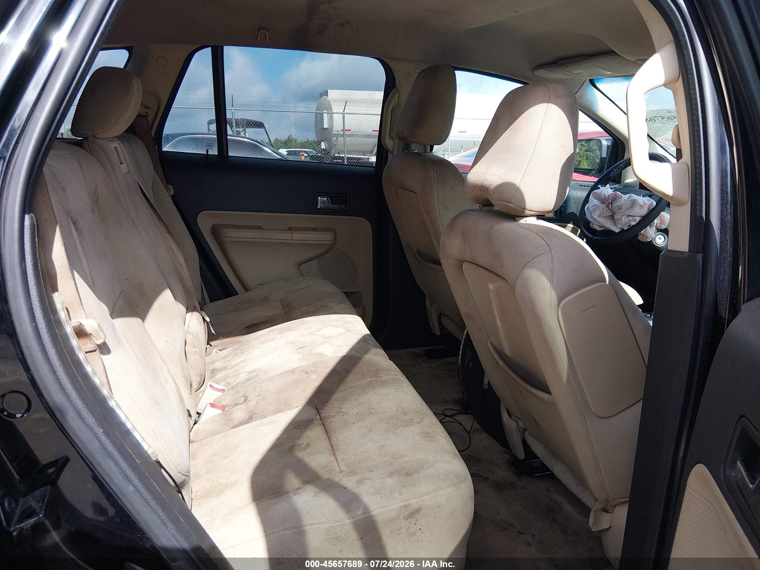 2009 Ford Edge Sel Черный vin: 2FMDK38C39BA73284