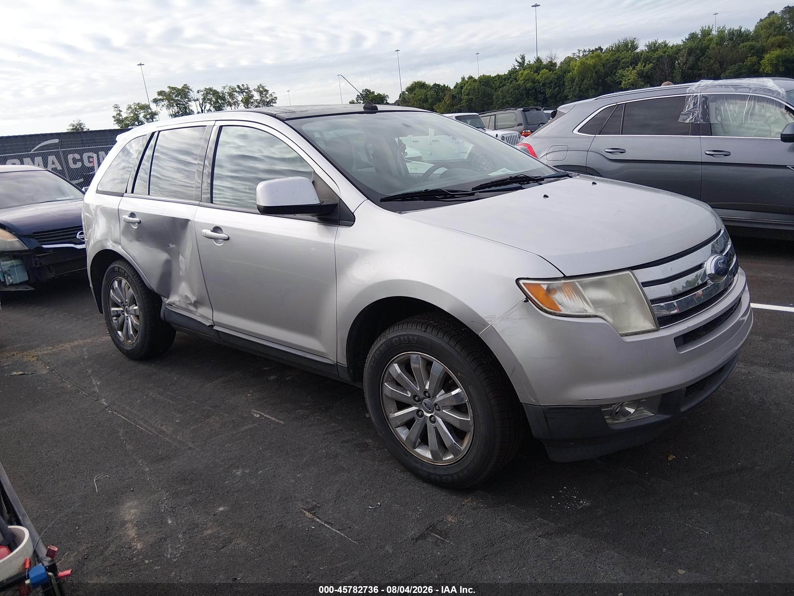 2009 Ford Edge Sel Silver vin: 2FMDK38C39BA91624