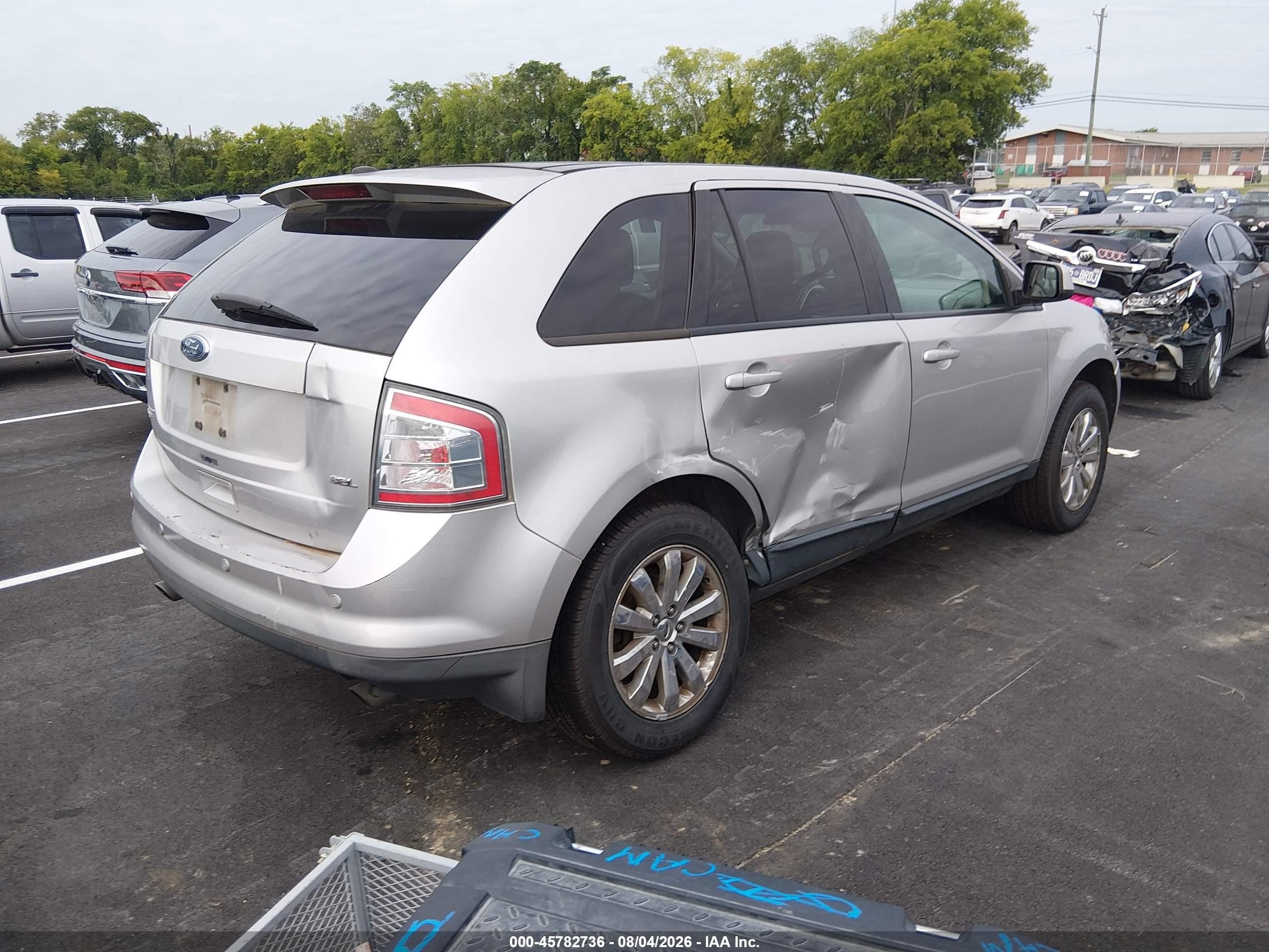 2009 Ford Edge Sel Silver vin: 2FMDK38C39BA91624