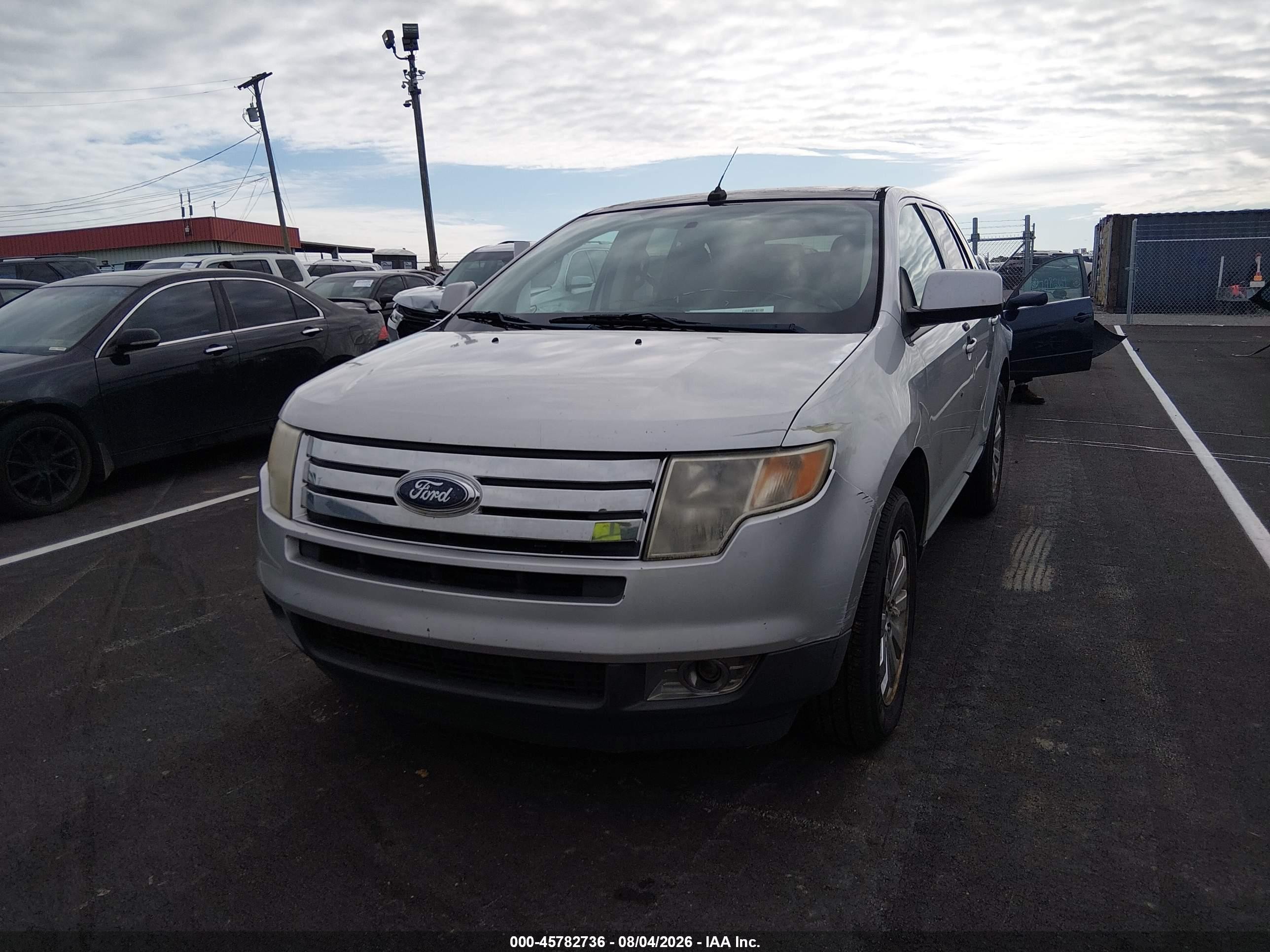 2009 Ford Edge Sel Silver vin: 2FMDK38C39BA91624