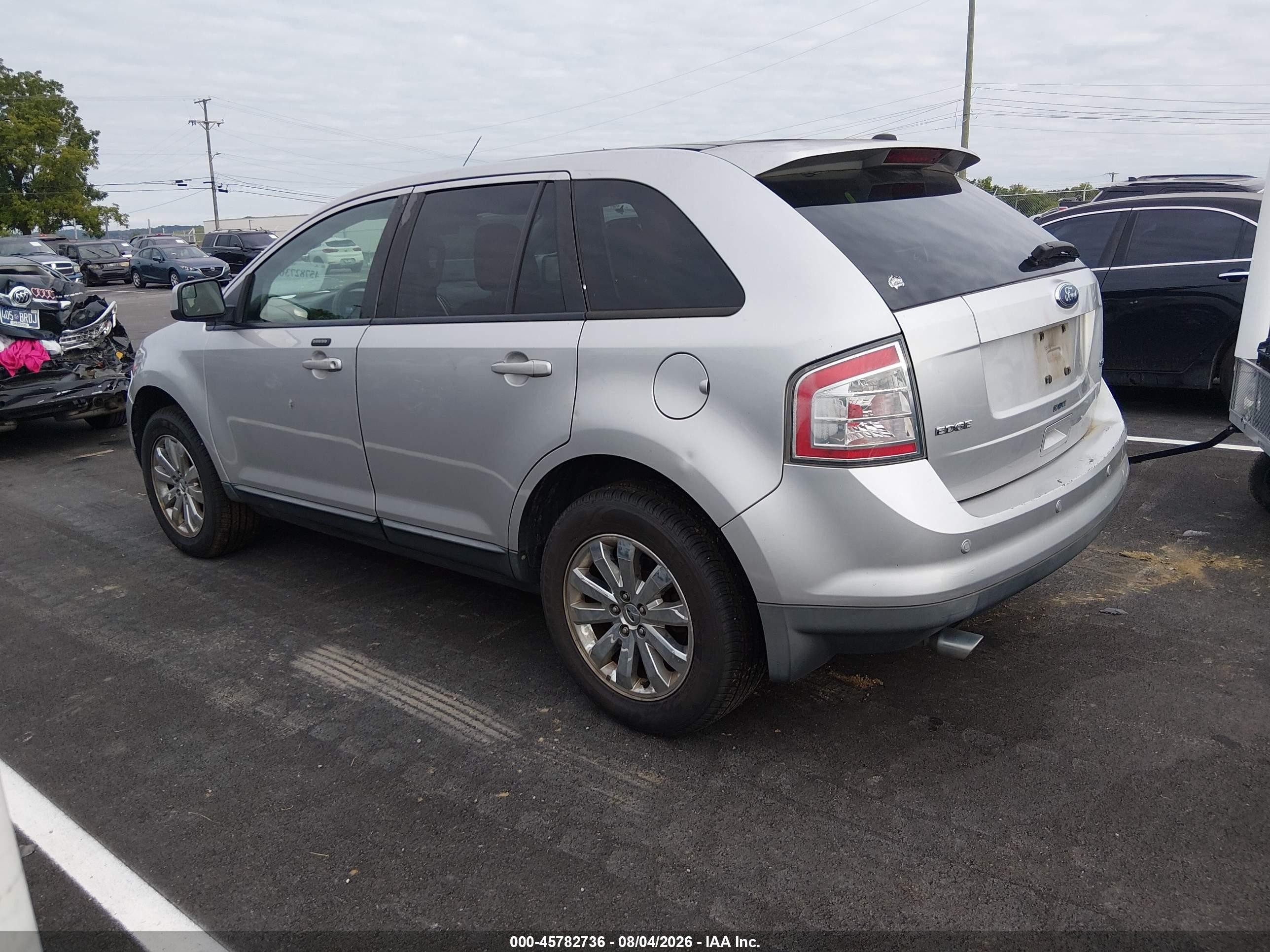 2009 Ford Edge Sel Silver vin: 2FMDK38C39BA91624