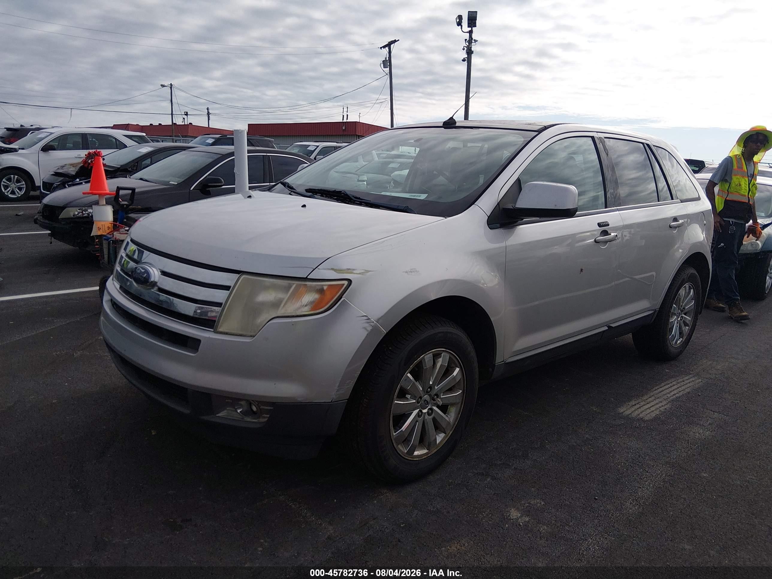 2009 Ford Edge Sel Silver vin: 2FMDK38C39BA91624