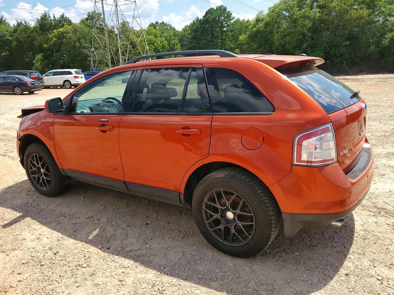 2007 Ford Edge Sel Orange vin: 2FMDK38C47BA51002