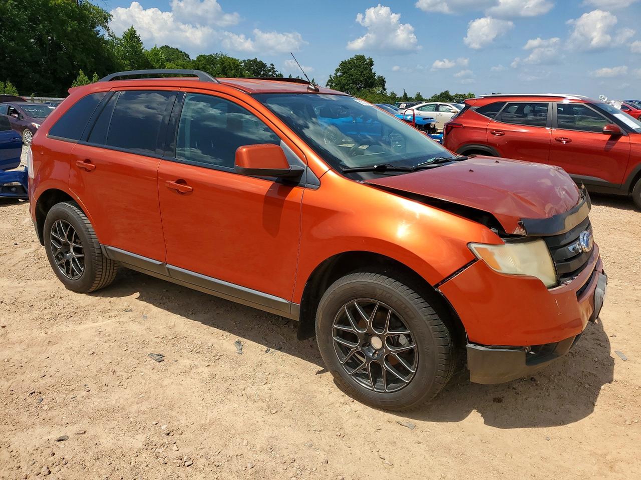 2007 Ford Edge Sel Orange vin: 2FMDK38C47BA51002