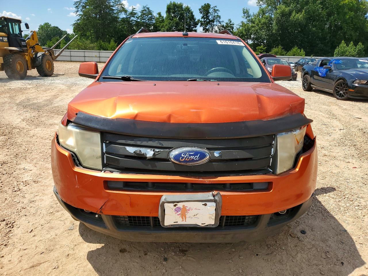 2007 Ford Edge Sel Orange vin: 2FMDK38C47BA51002