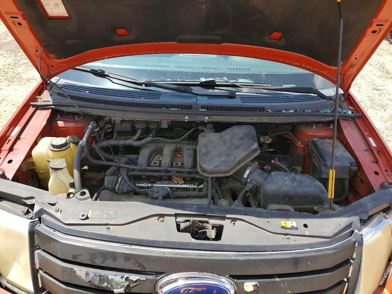 2007 Ford Edge Sel Orange vin: 2FMDK38C47BA51002