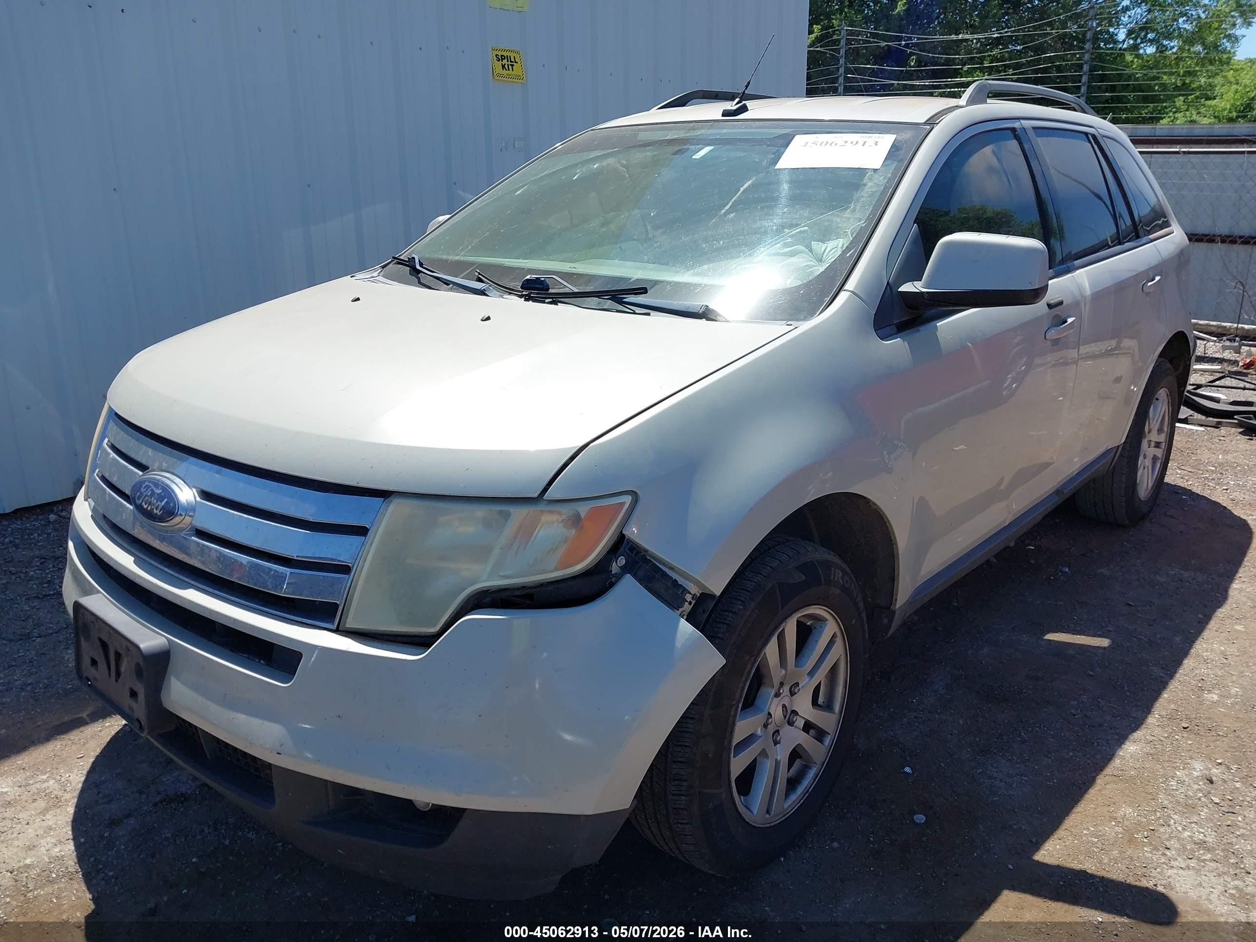 2007 Ford Edge Sel Beige vin: 2FMDK38C47BA75266