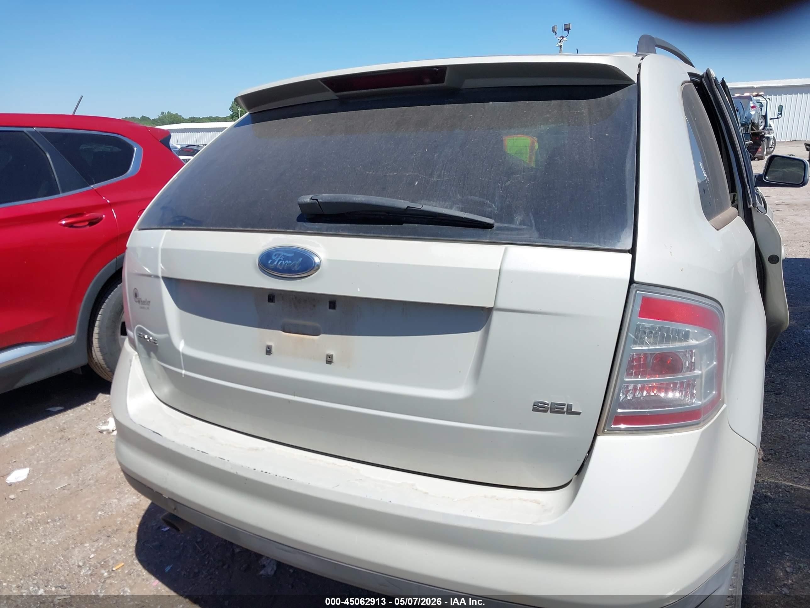 2007 Ford Edge Sel Beige vin: 2FMDK38C47BA75266