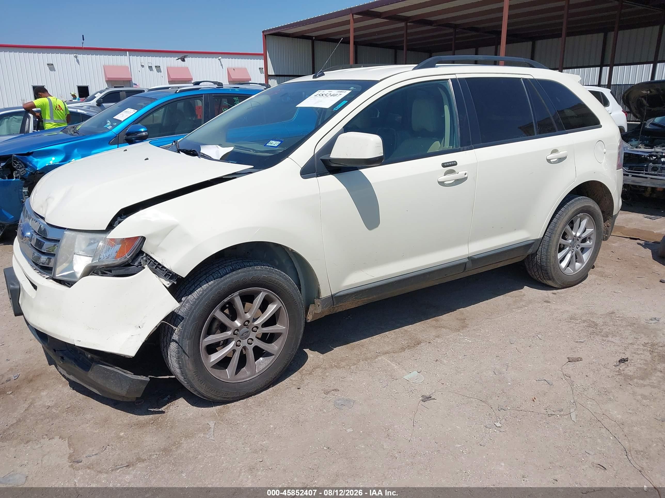 2007 Ford Edge Sel Teal vin: 2FMDK38C47BA85246
