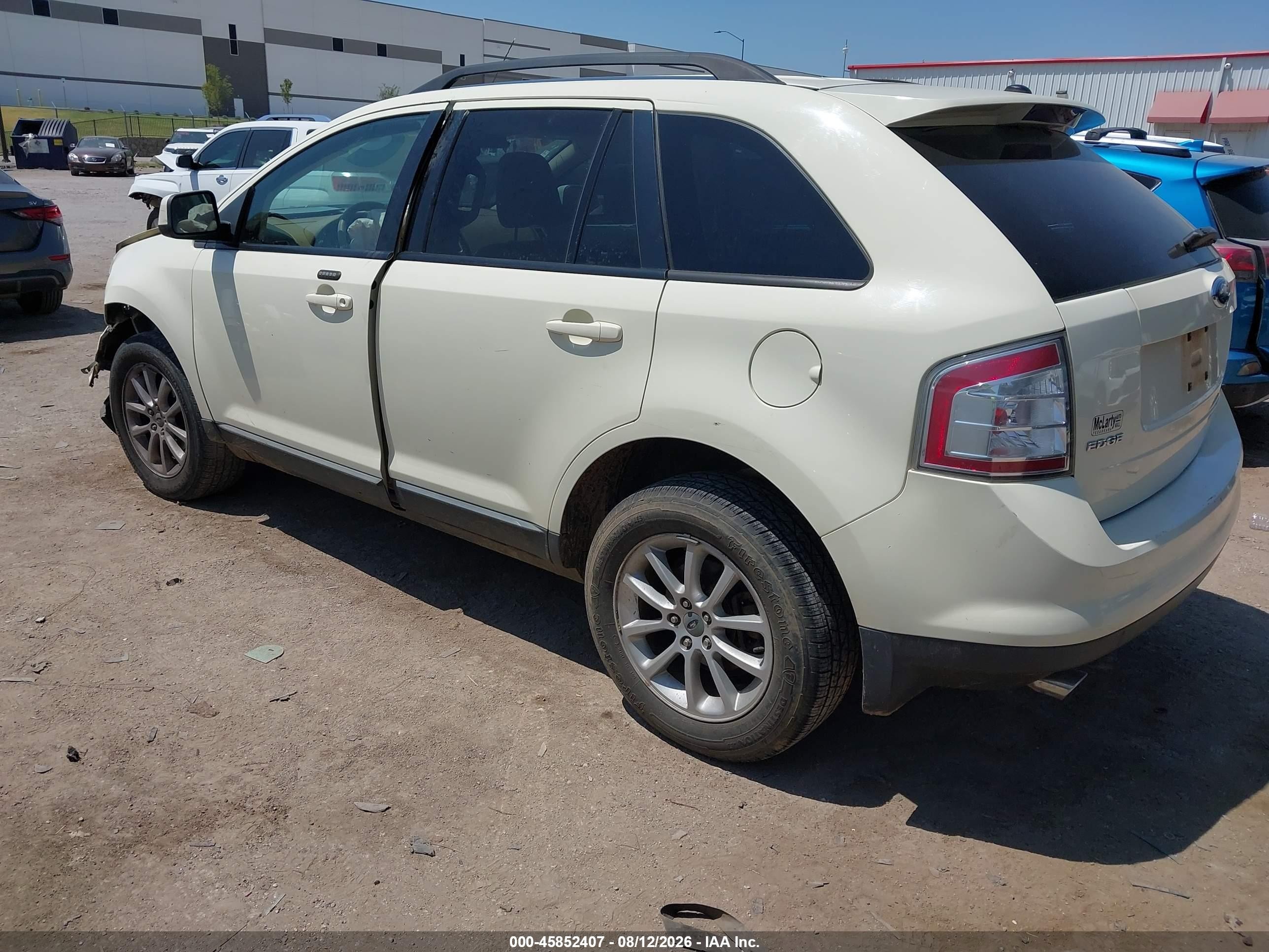 2007 Ford Edge Sel Teal vin: 2FMDK38C47BA85246